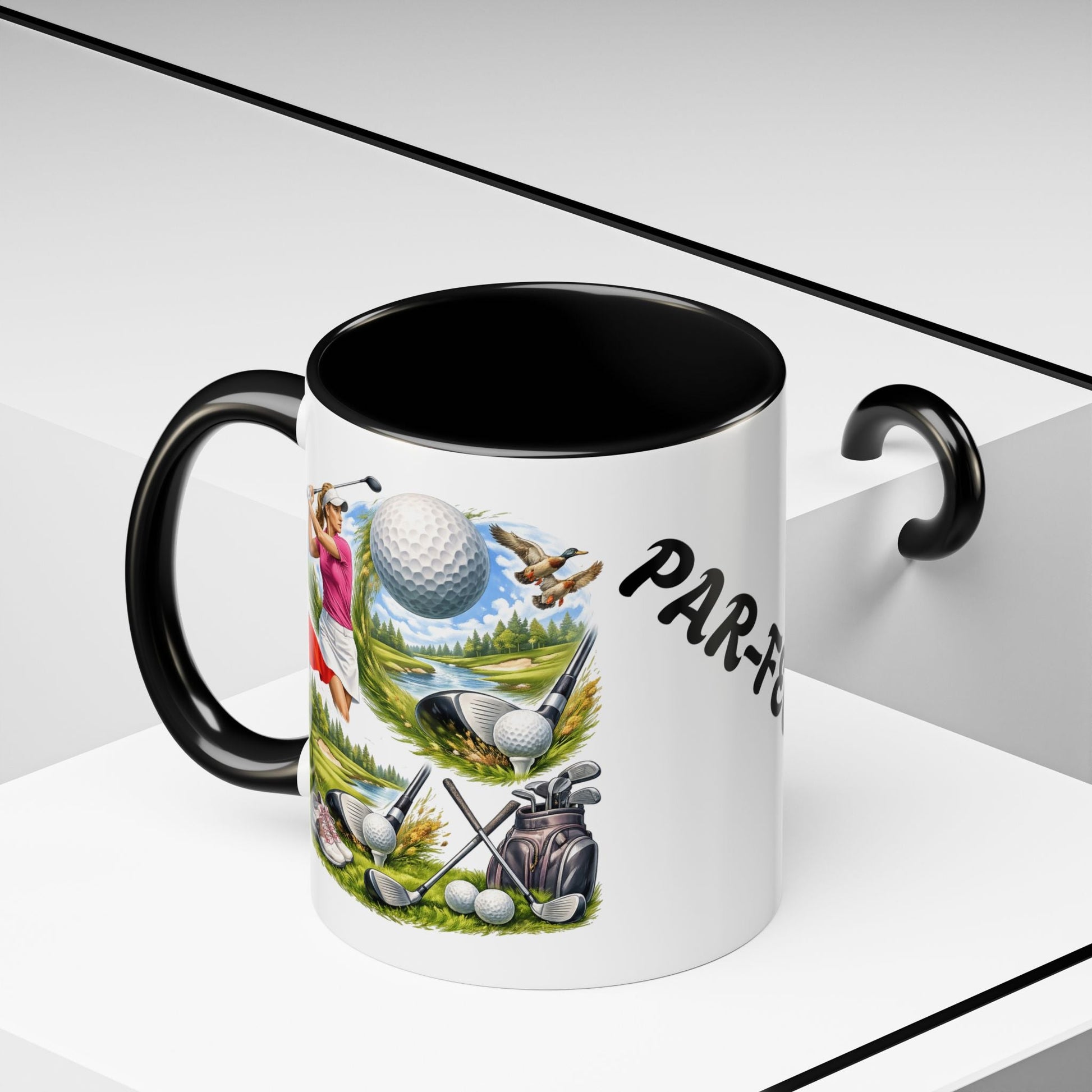 Golf 'ParFect Accent Coffee Mug – Golfing Gift for Women & Men 11oz - SJM Print Store