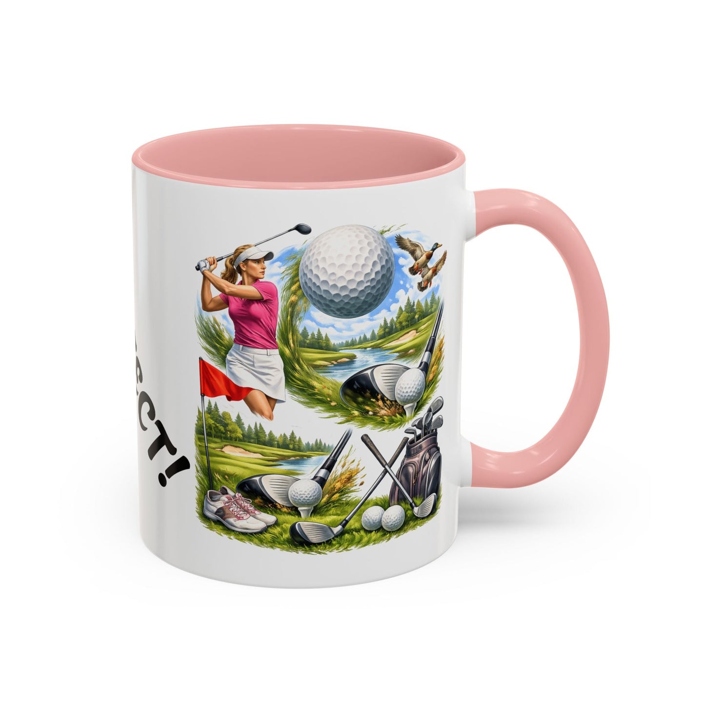 Golf 'ParFect Accent Coffee Mug – Golfing Gift for Women & Men 11oz - SJM Print Store