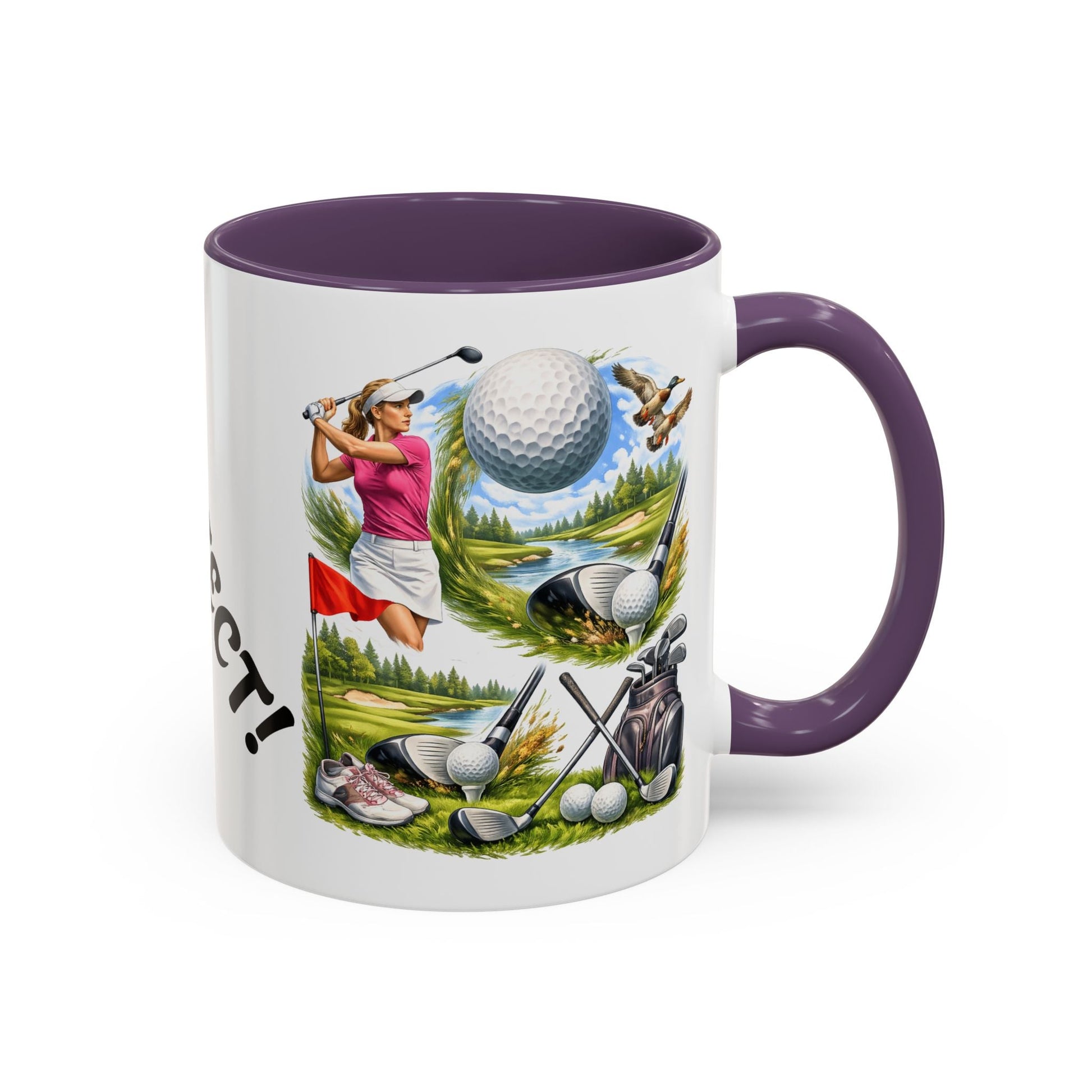 Golf 'ParFect Accent Coffee Mug – Golfing Gift for Women & Men 11oz - SJM Print Store