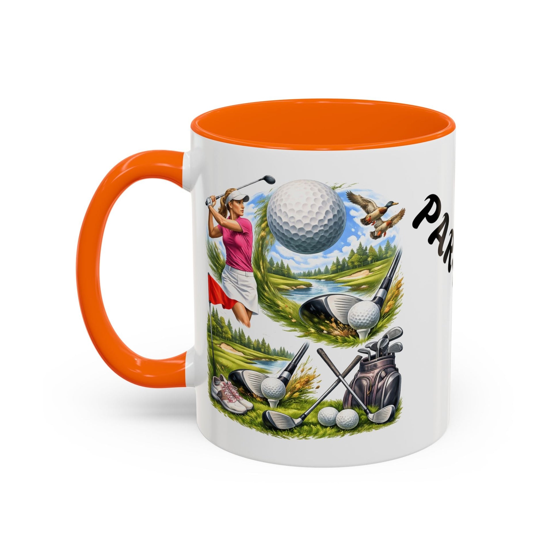 Golf 'ParFect Accent Coffee Mug – Golfing Gift for Women & Men 11oz - SJM Print Store