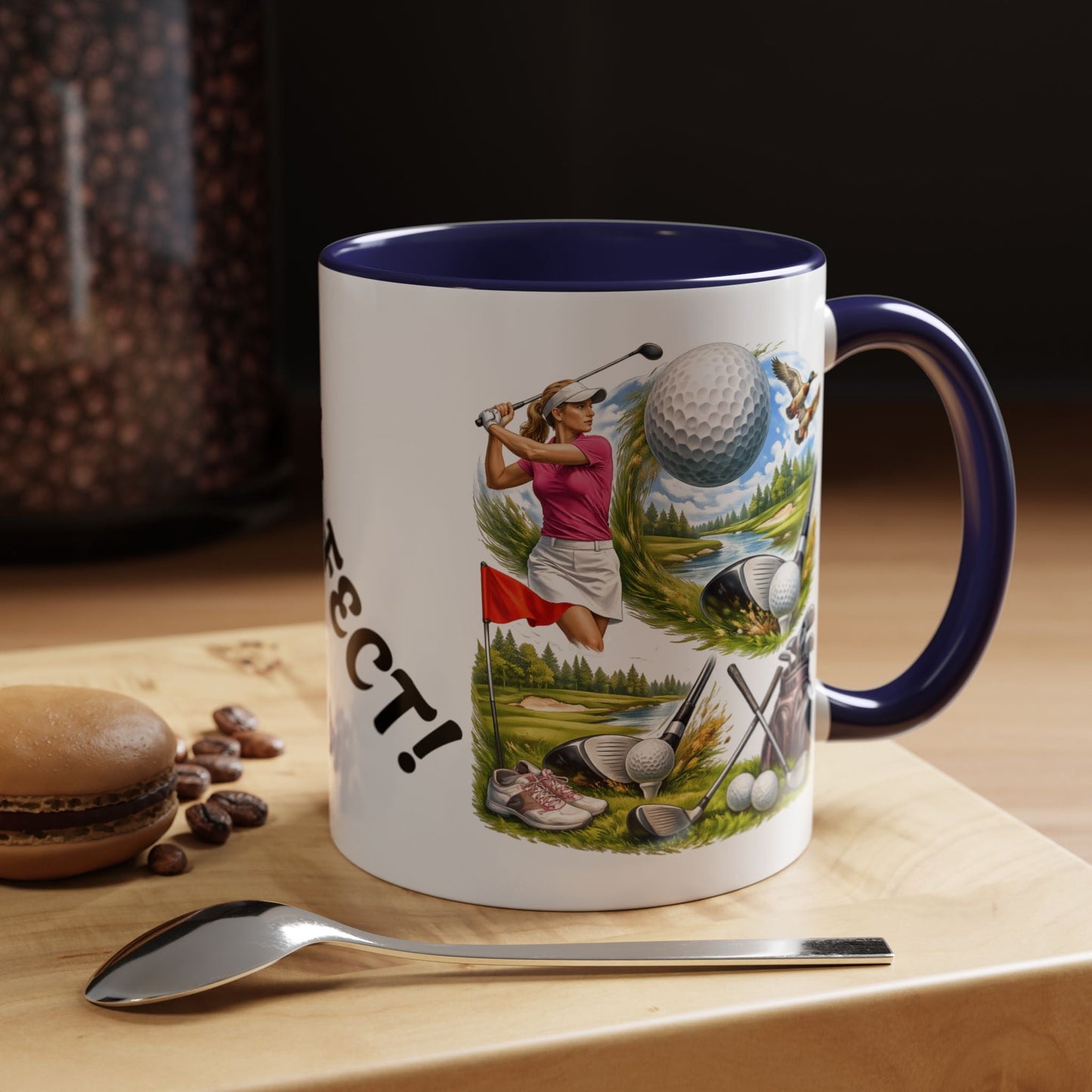 Golf 'ParFect Accent Coffee Mug – Golfing Gift for Women & Men 11oz - SJM Print Store