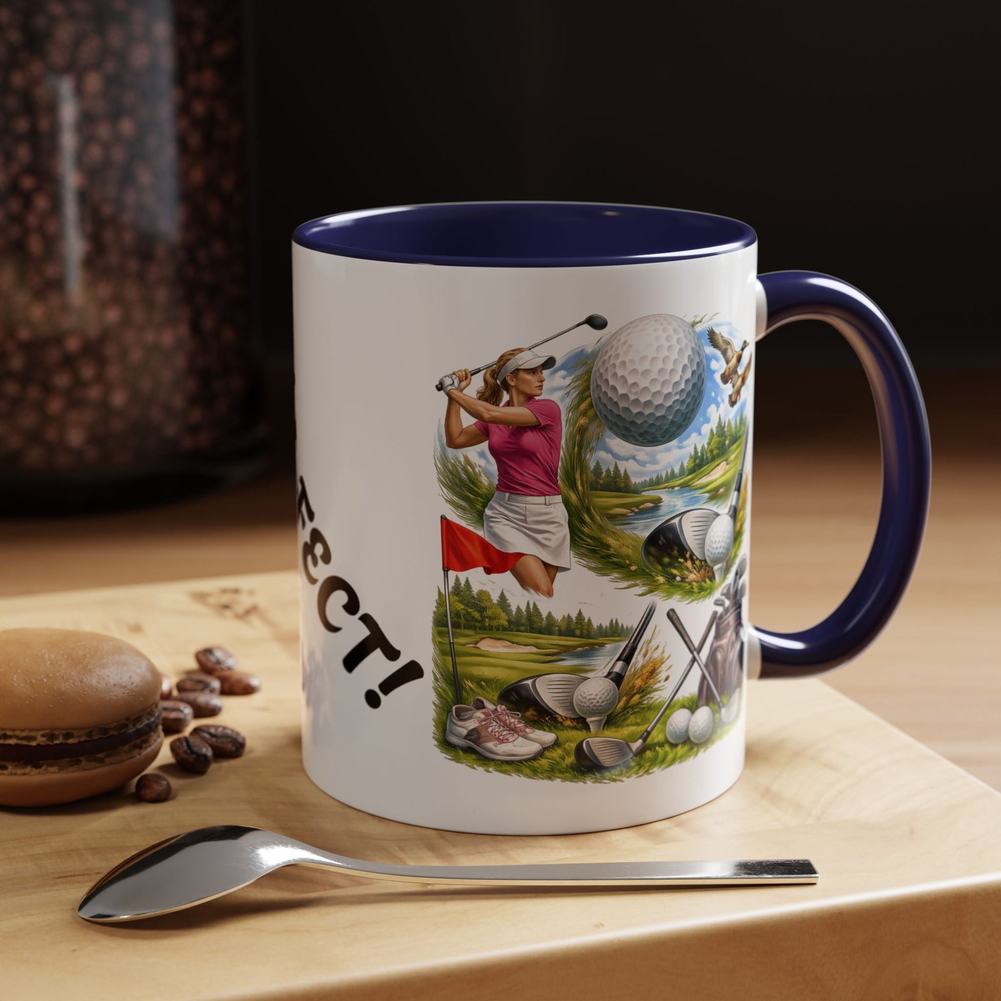Golf 'ParFect Accent Coffee Mug – Golfing Gift for Women & Men 11oz - SJM Print Store