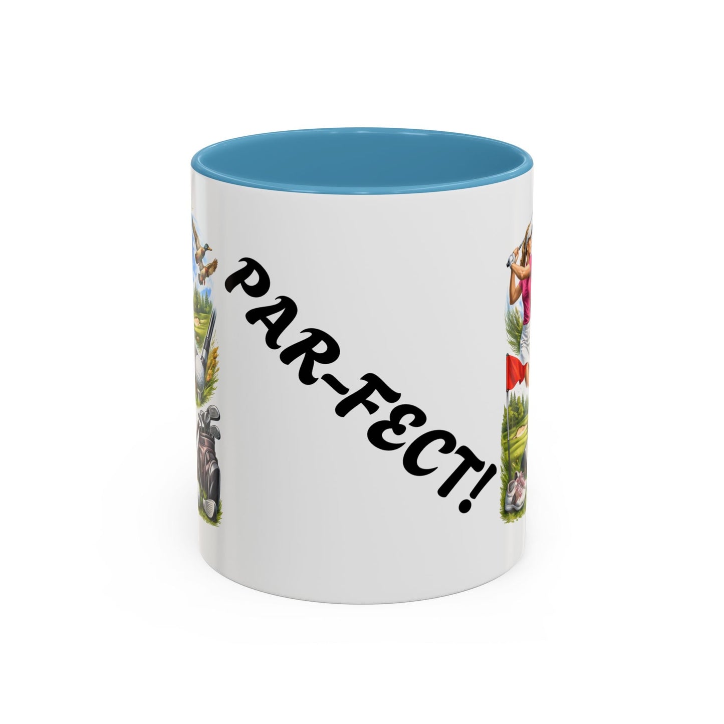Golf 'ParFect Accent Coffee Mug – Golfing Gift for Women & Men 11oz - SJM Print Store