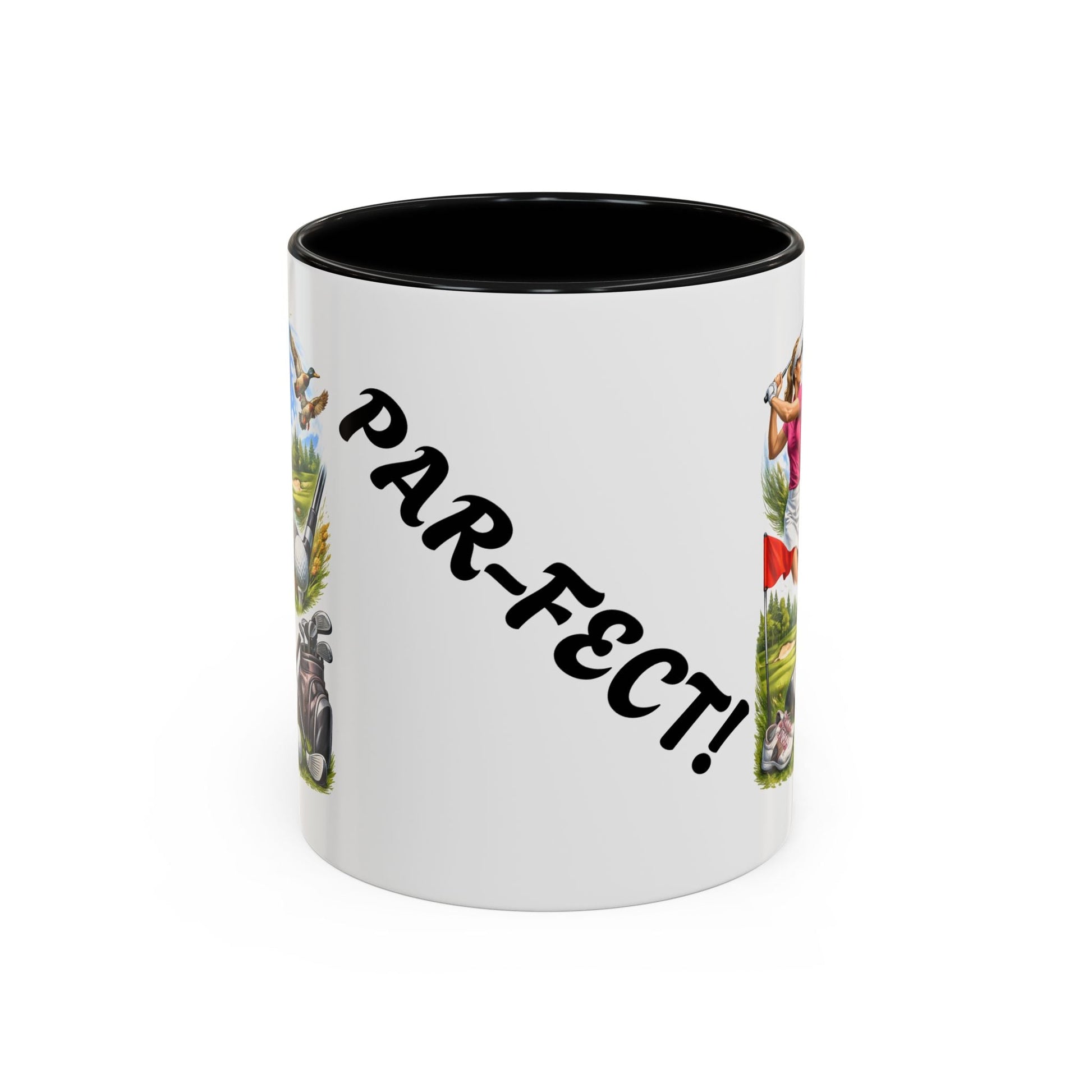 Golf 'ParFect Accent Coffee Mug – Golfing Gift for Women & Men 11oz - SJM Print Store