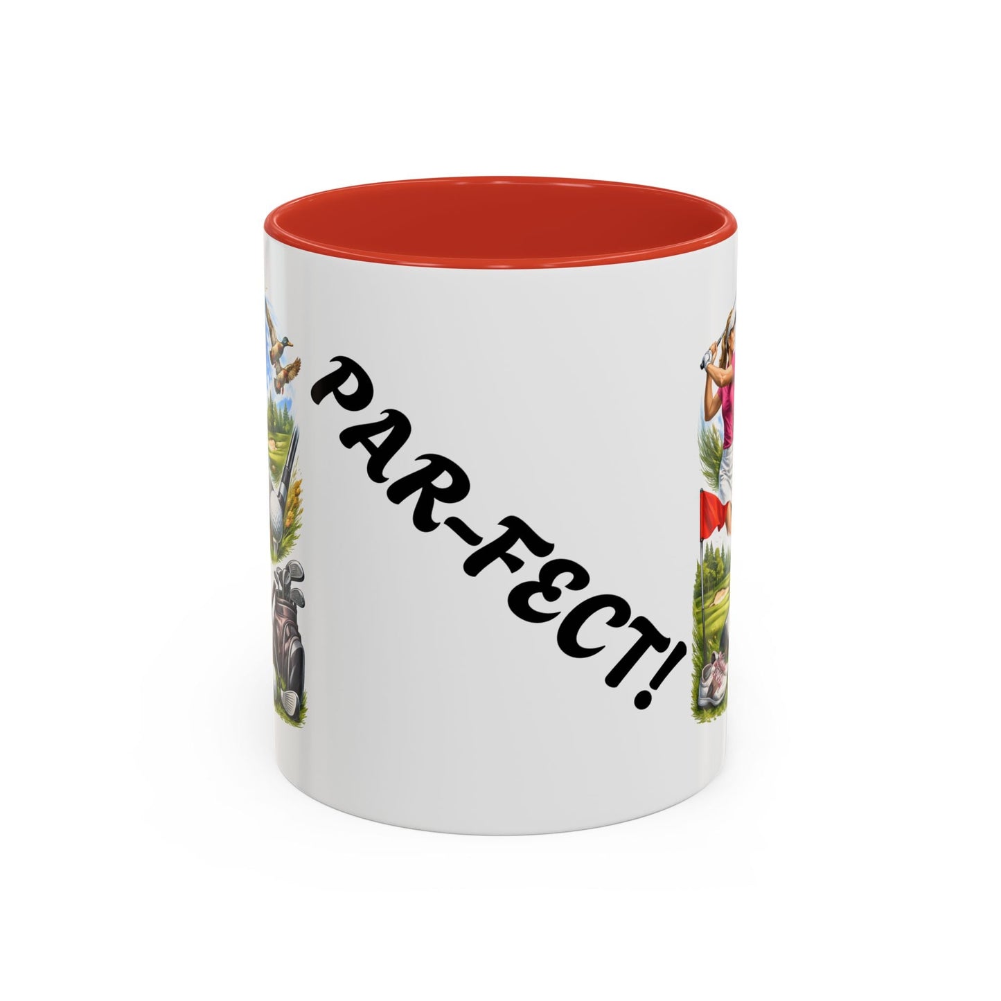 Golf 'ParFect Accent Coffee Mug – Golfing Gift for Women & Men 11oz - SJM Print Store
