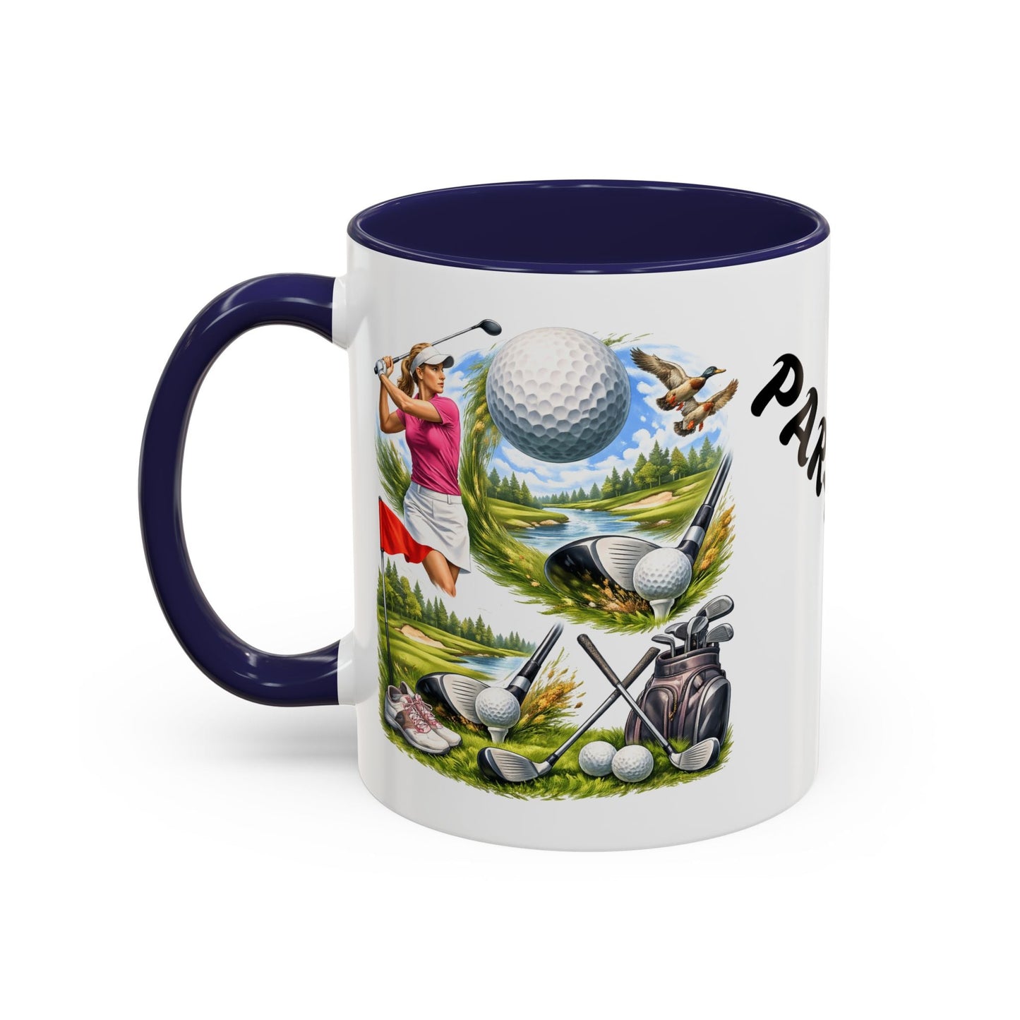 Golf 'ParFect Accent Coffee Mug – Golfing Gift for Women & Men 11oz - SJM Print Store