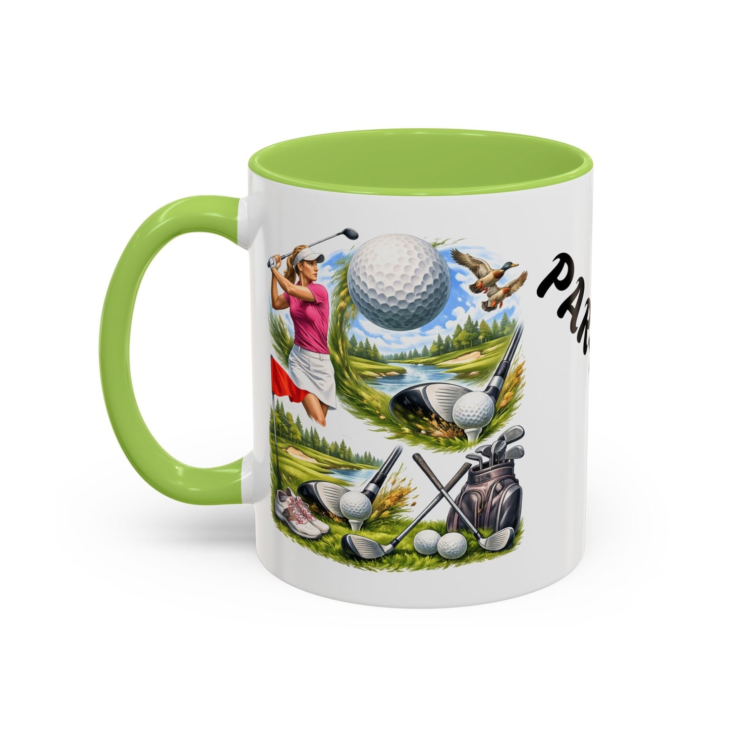 Golf 'ParFect Accent Coffee Mug – Golfing Gift for Women & Men 11oz - SJM Print Store