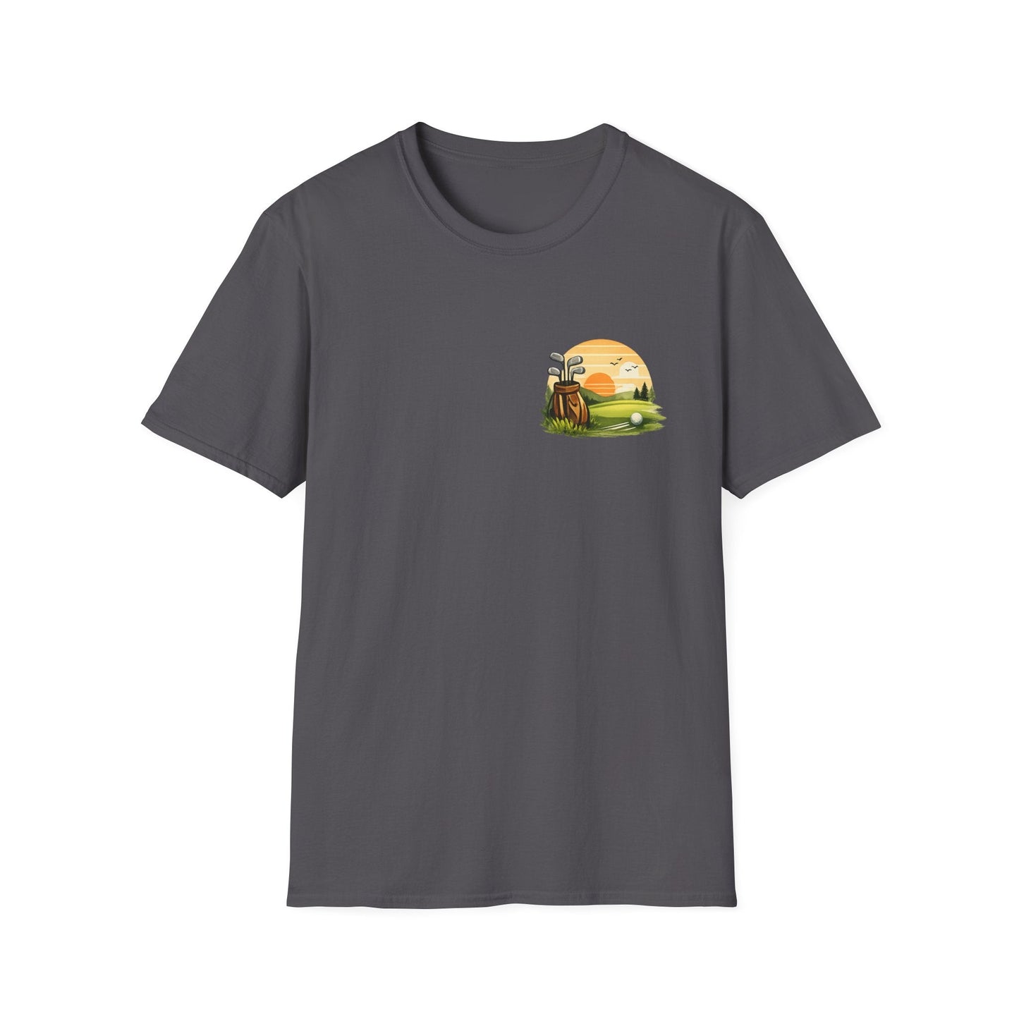Golf Passion T-Shirt Subtle Front Left Chest Print - SJM Print Store