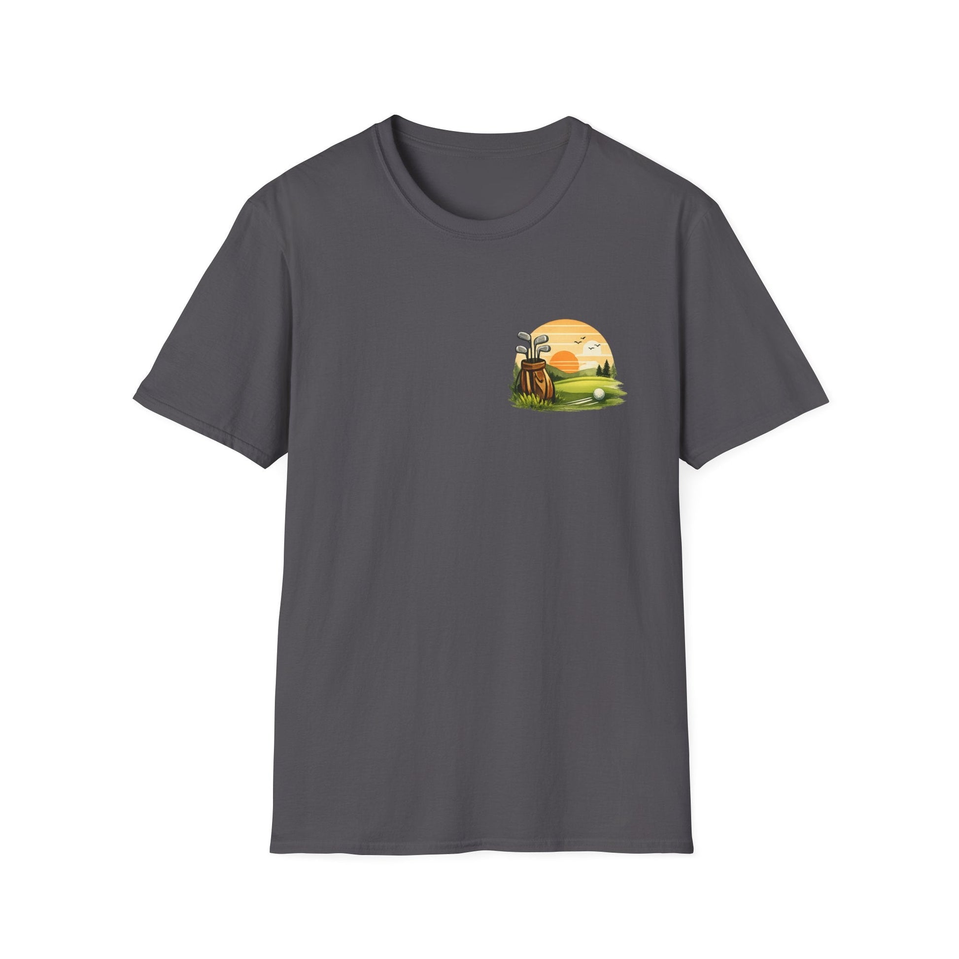 Golf Passion T-Shirt Subtle Front Left Chest Print - SJM Print Store