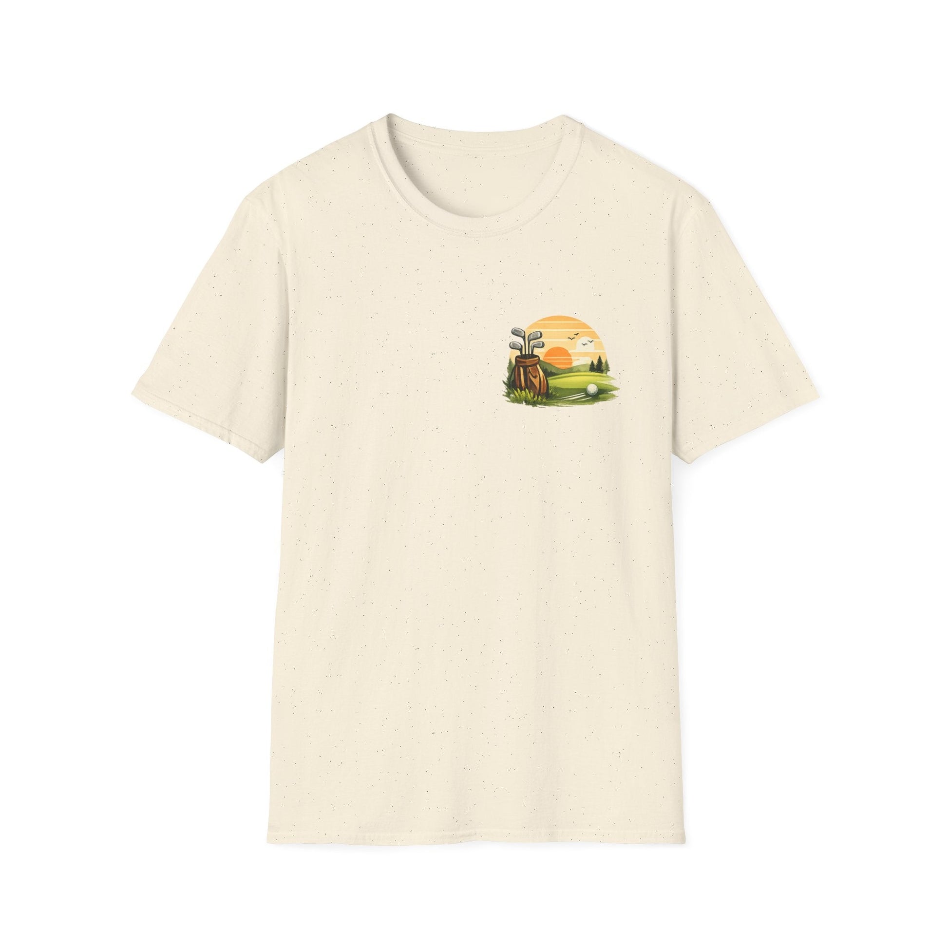 Golf Passion T-Shirt Subtle Front Left Chest Print - SJM Print Store