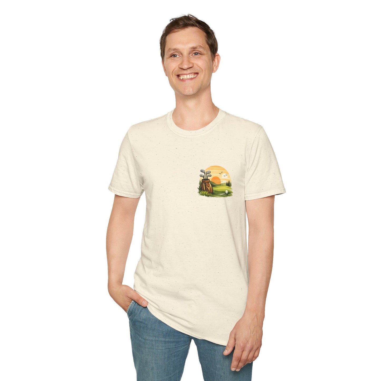 Golf Passion T-Shirt Subtle Front Left Chest Print - SJM Print Store