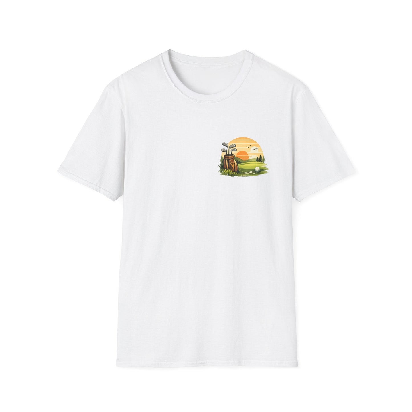 Golf Passion T-Shirt Subtle Front Left Chest Print - SJM Print Store