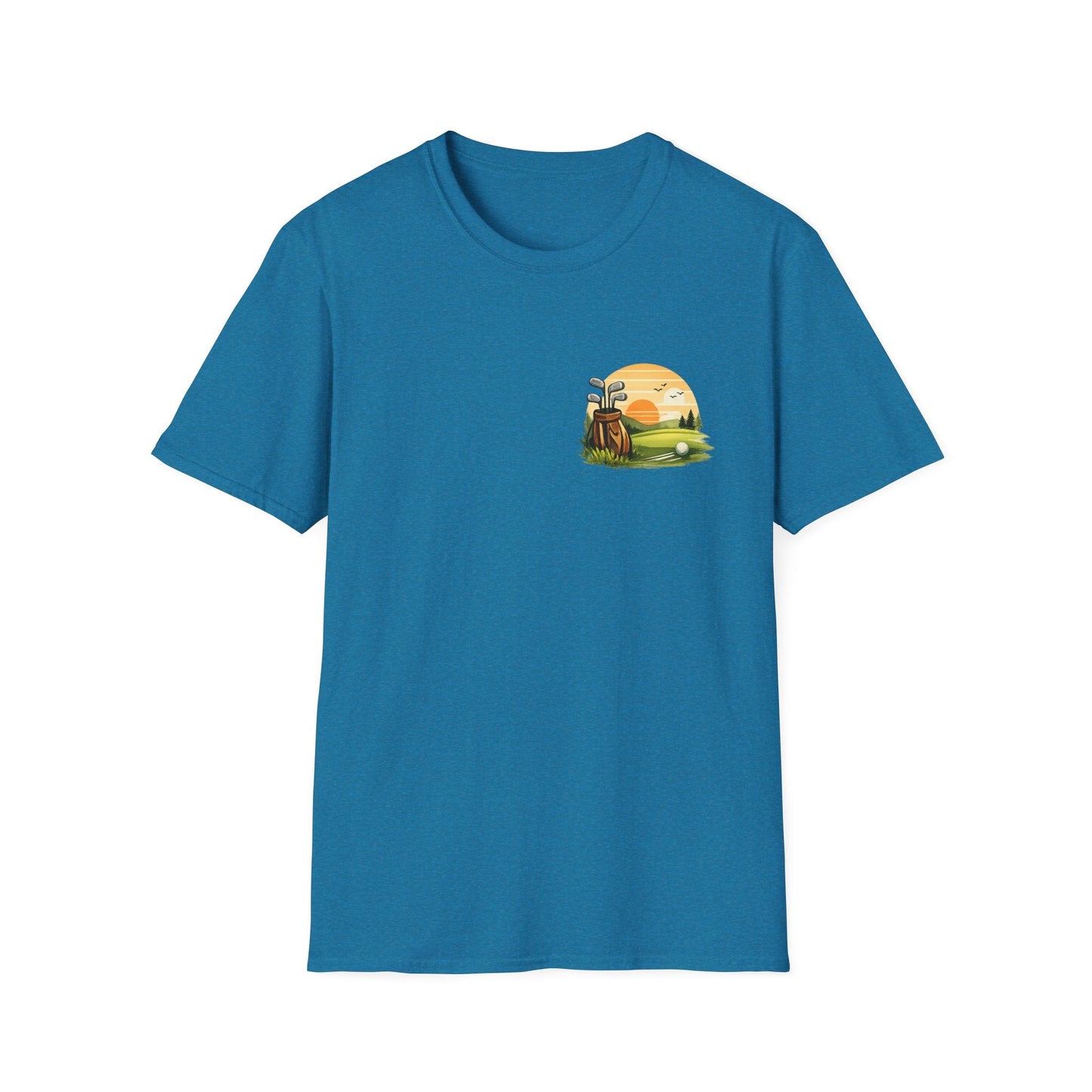 Golf Passion T-Shirt Subtle Front Left Chest Print - SJM Print Store