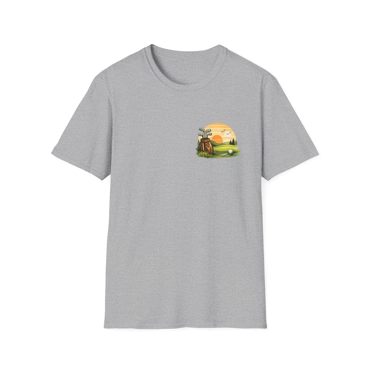 Golf Passion T-Shirt Subtle Front Left Chest Print - SJM Print Store
