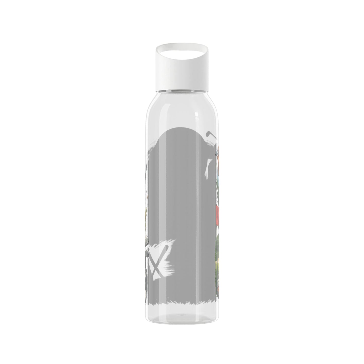 Golf Scene Water Bottle â€” Male Golfer & Course Design - SJM Print Store