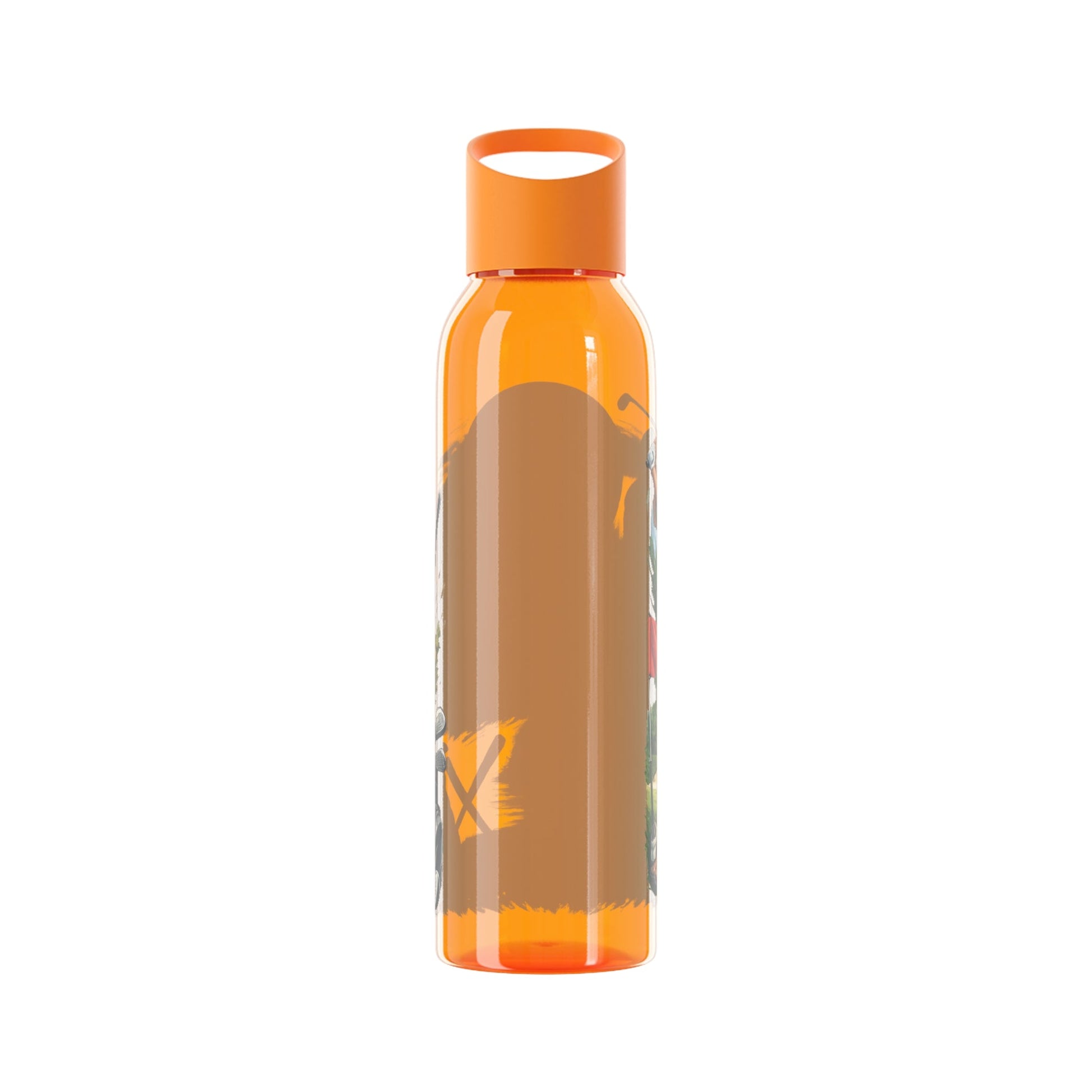Golf Scene Water Bottle â€” Male Golfer & Course Design - SJM Print Store