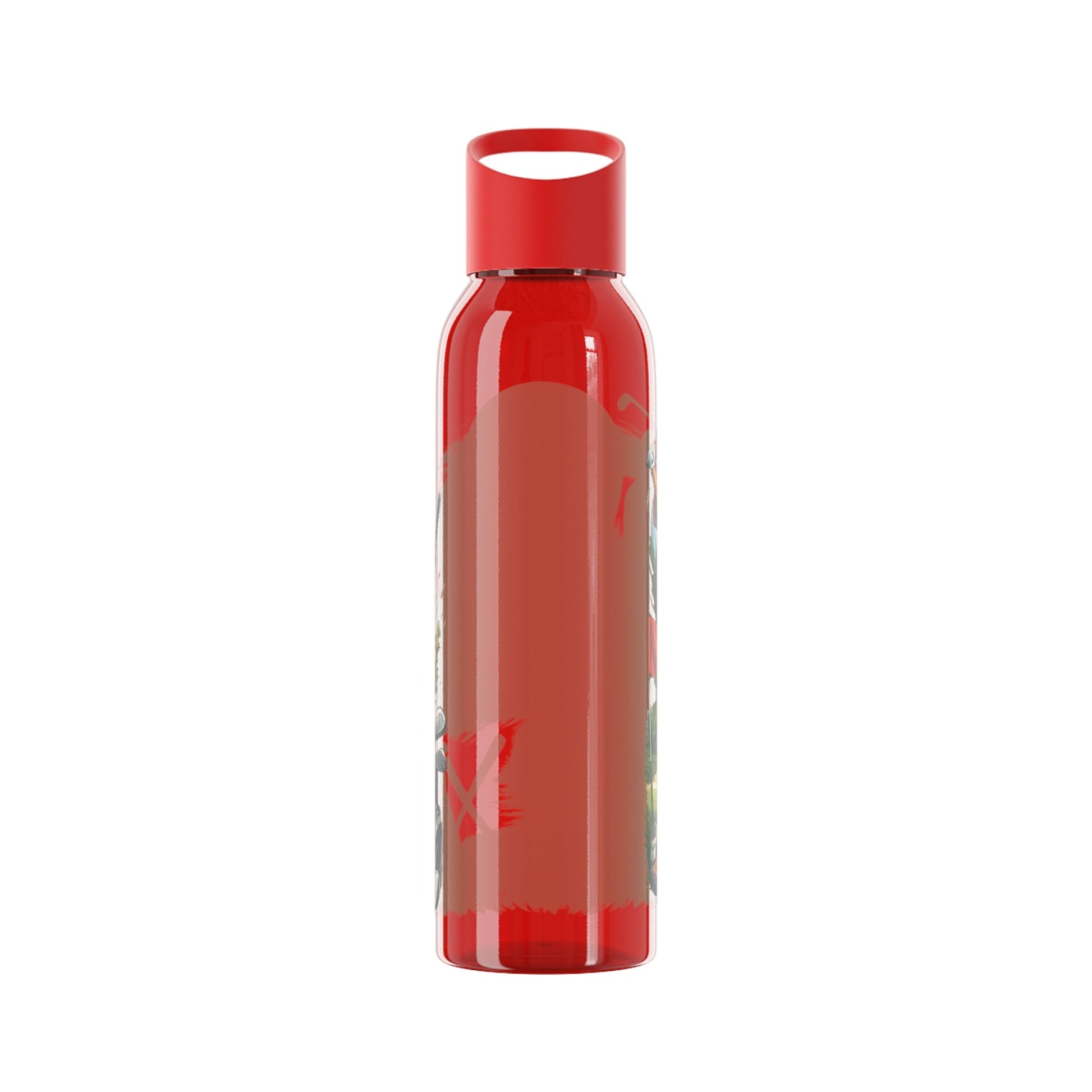 Golf Scene Water Bottle â€” Male Golfer & Course Design - SJM Print Store