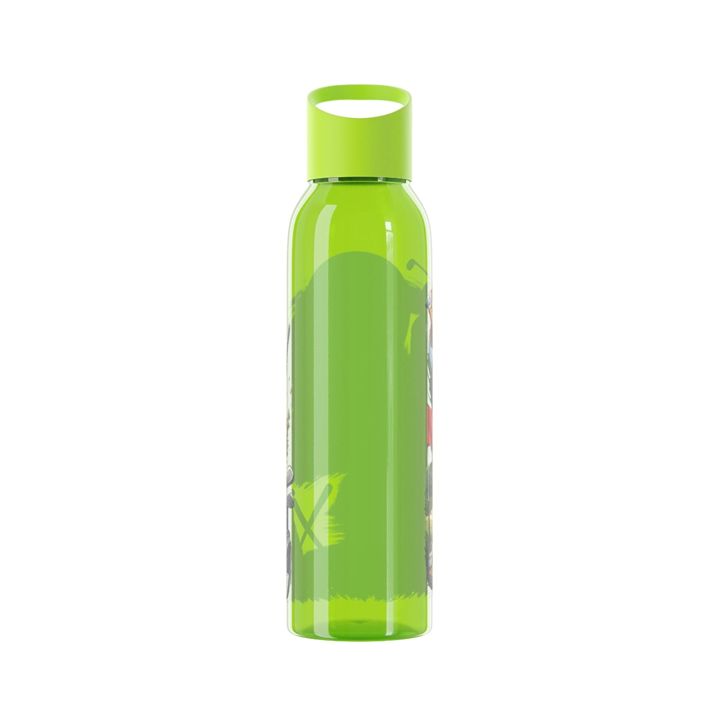 Golf Scene Water Bottle â€” Male Golfer & Course Design - SJM Print Store