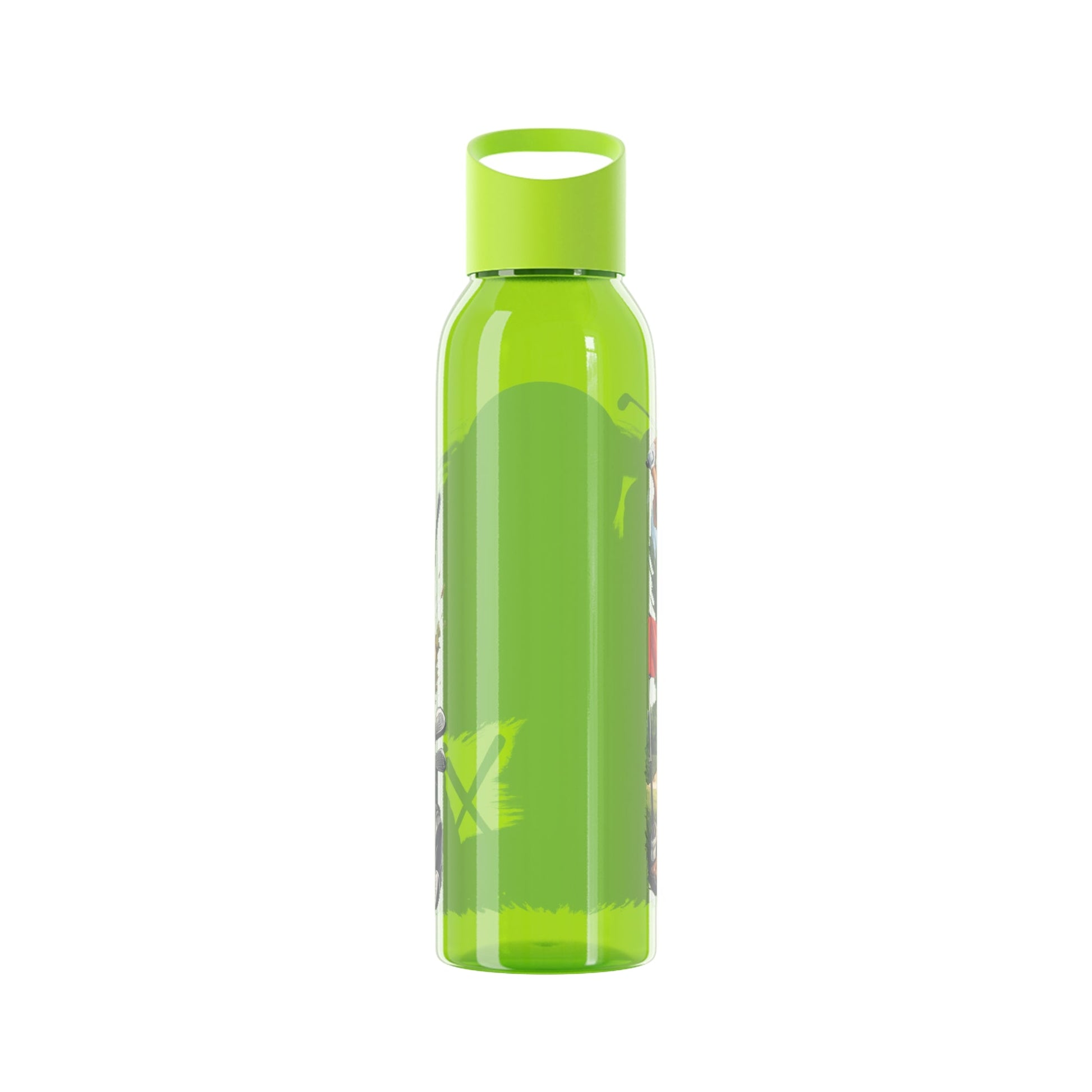 Golf Scene Water Bottle â€” Male Golfer & Course Design - SJM Print Store