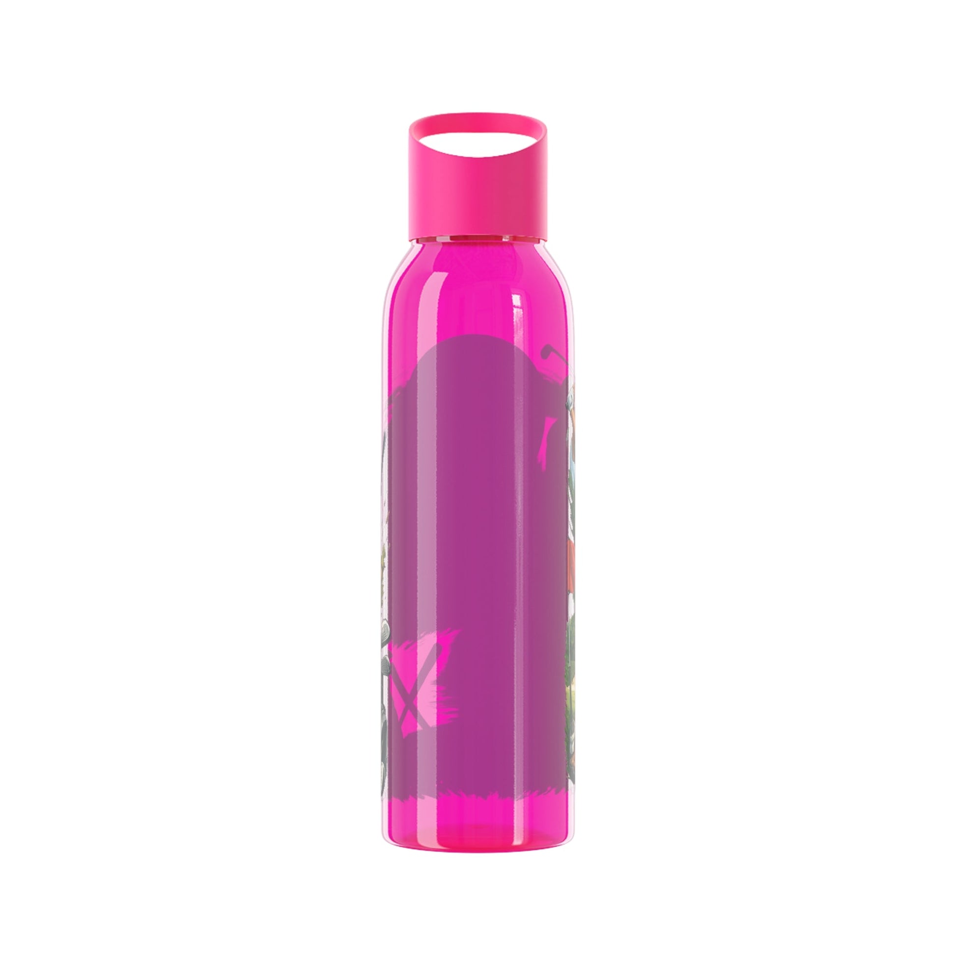 Golf Scene Water Bottle â€” Male Golfer & Course Design - SJM Print Store