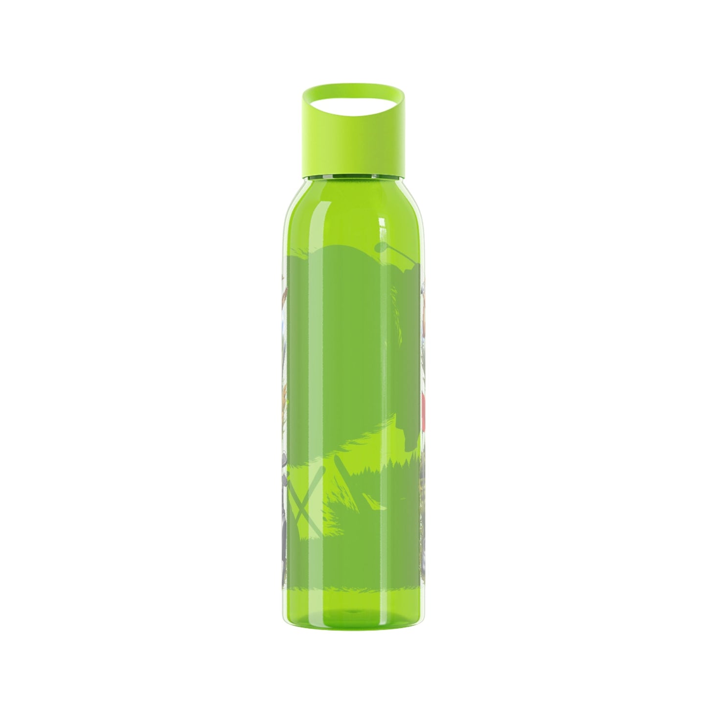 Golf Scene Water Bottle Scenic Female Golfer and Course Design - SJM Print Store