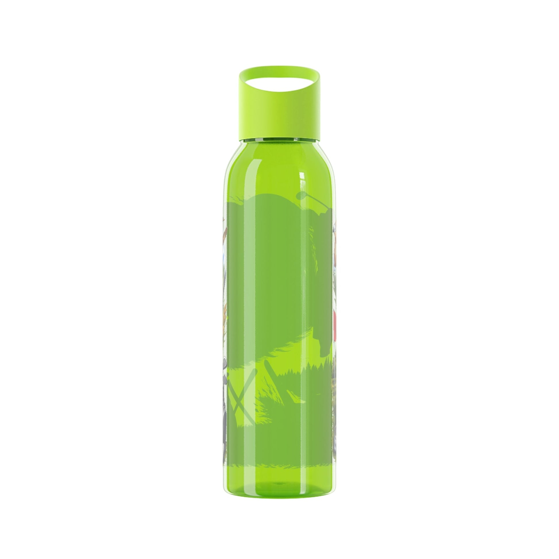 Golf Scene Water Bottle Scenic Female Golfer and Course Design - SJM Print Store