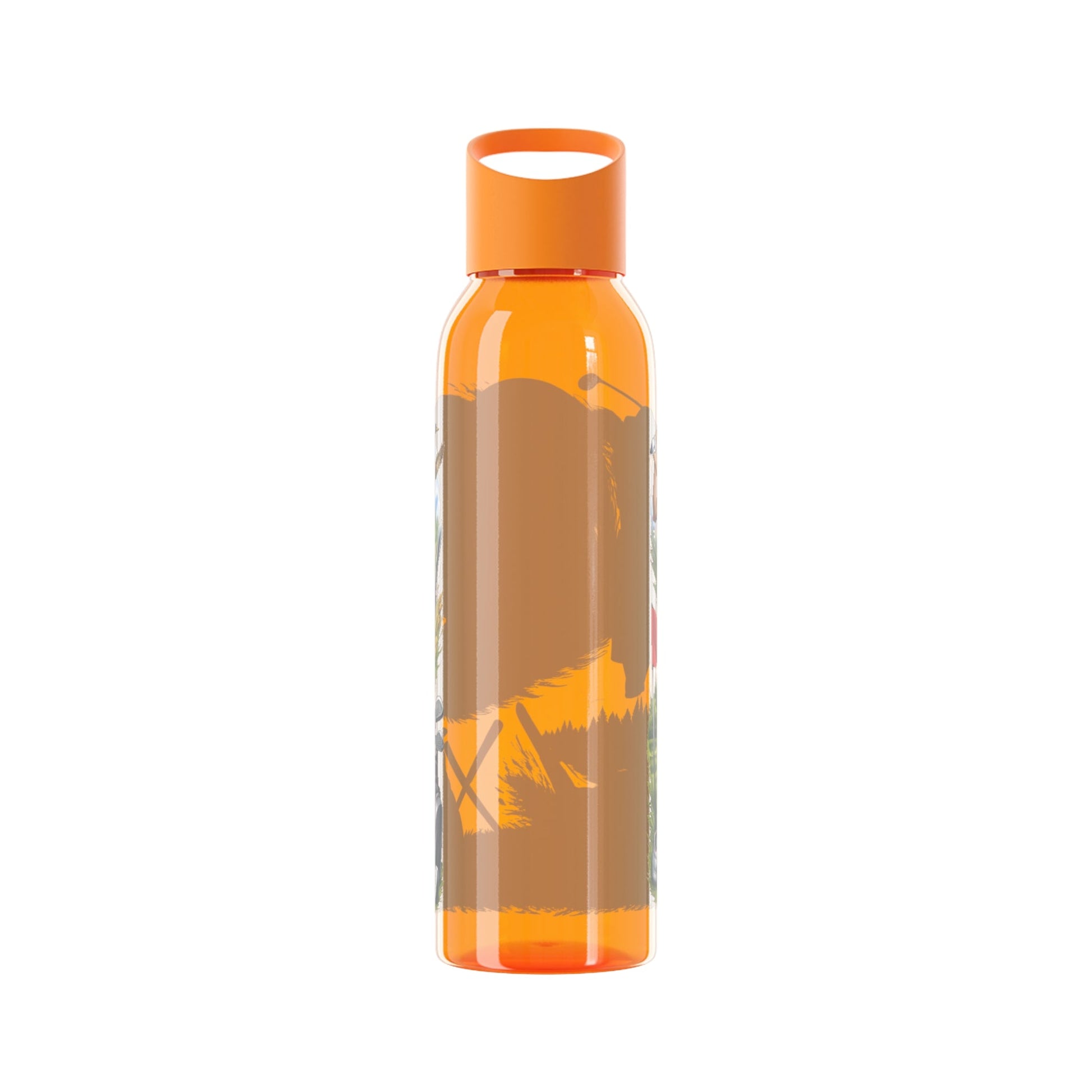 Golf Scene Water Bottle Scenic Female Golfer and Course Design - SJM Print Store