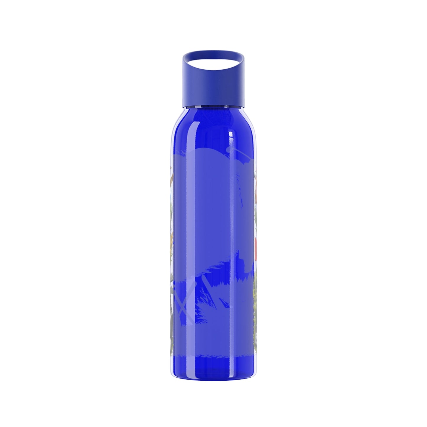Golf Scene Water Bottle Scenic Female Golfer and Course Design - SJM Print Store