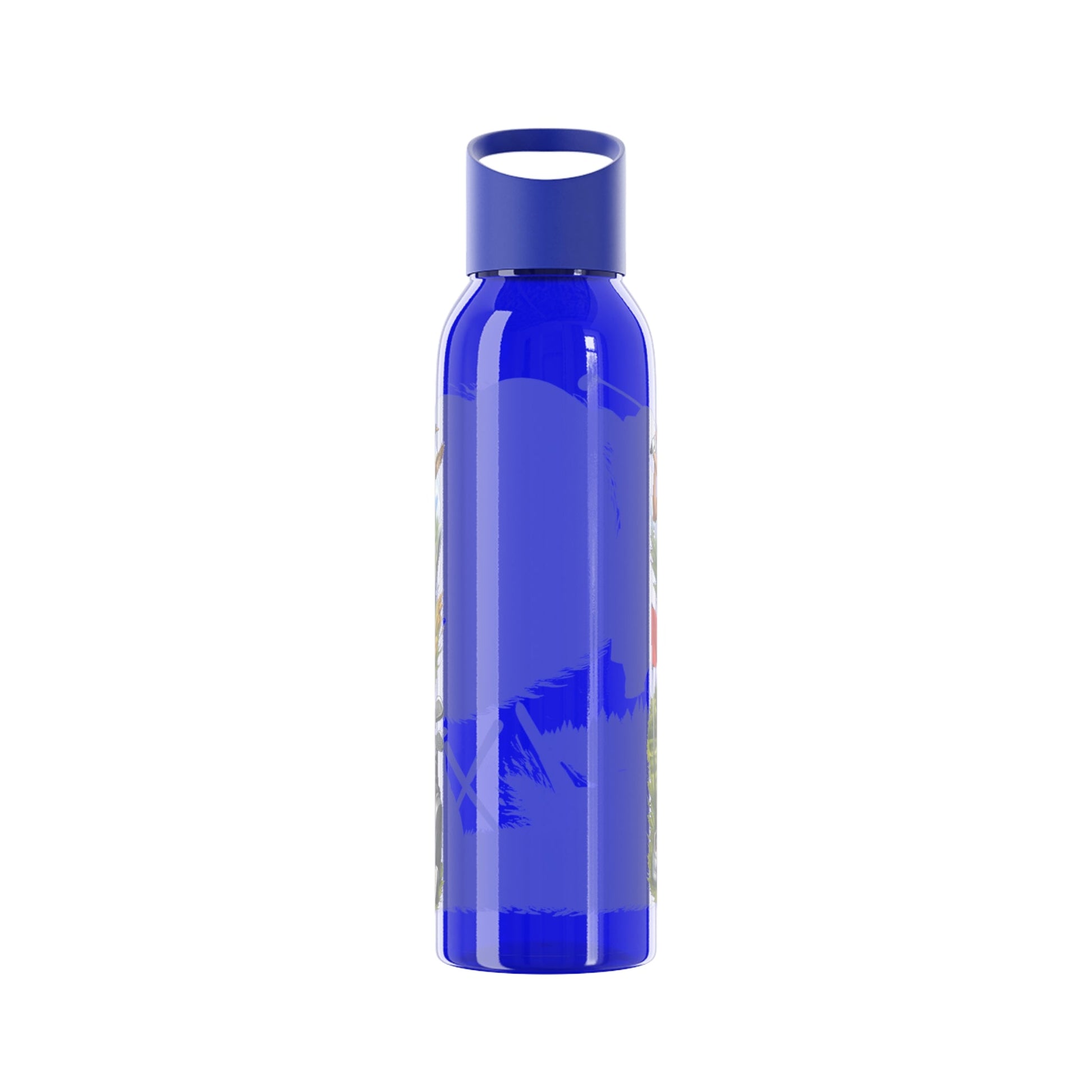 Golf Scene Water Bottle Scenic Female Golfer and Course Design - SJM Print Store