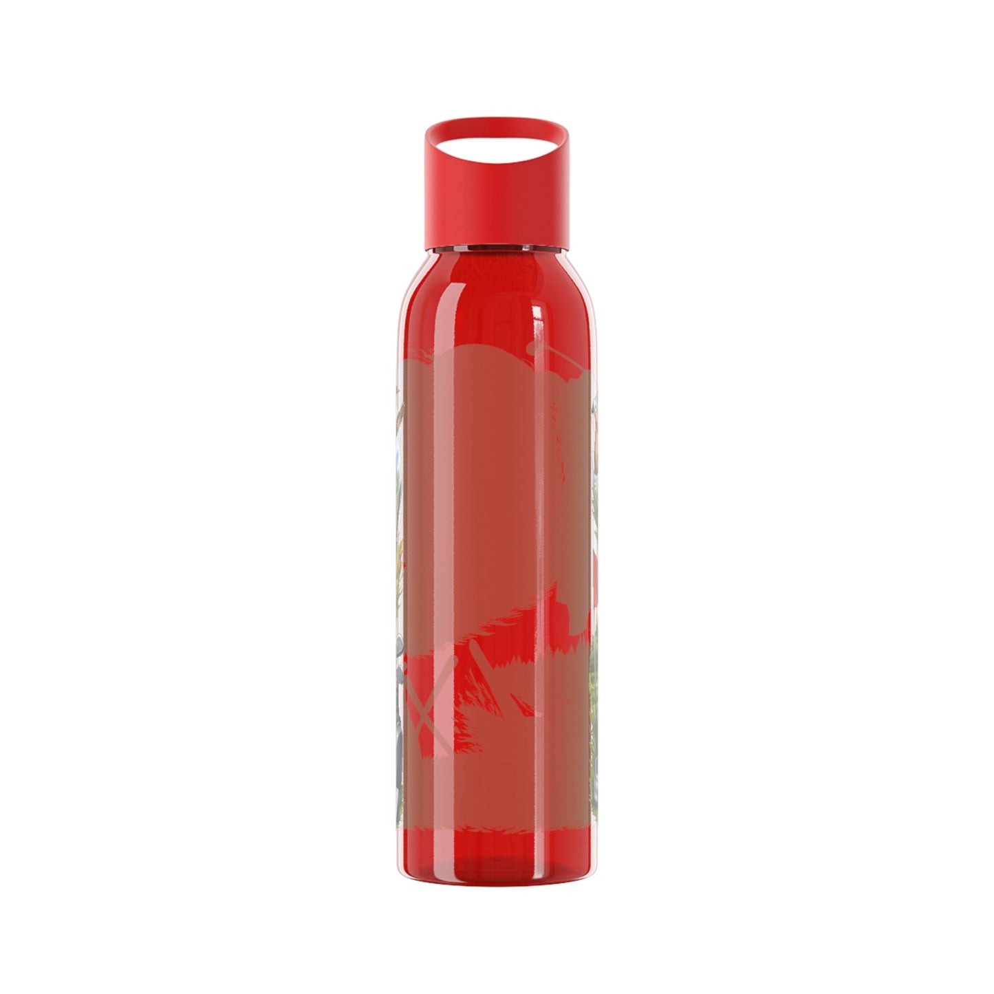Golf Scene Water Bottle Scenic Female Golfer and Course Design - SJM Print Store
