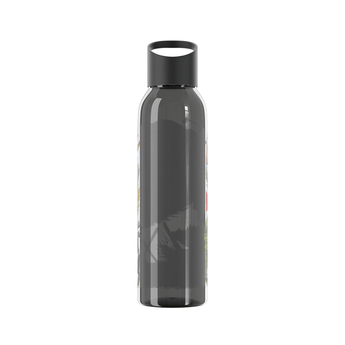 Golf Scene Water Bottle Scenic Female Golfer and Course Design - SJM Print Store