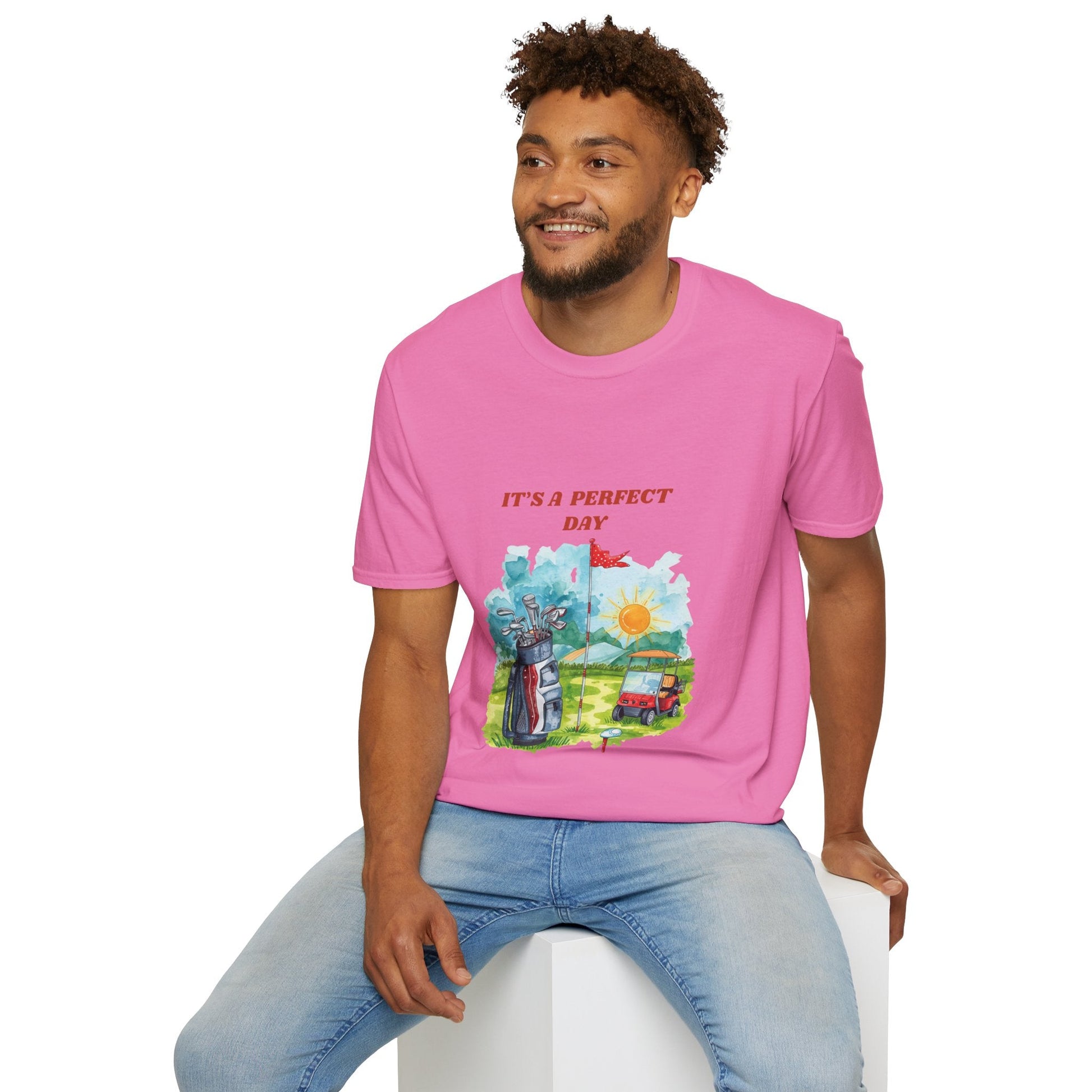 Golf T-Shirt It's a Perfect Day Golfing Tee - SJM Print Store