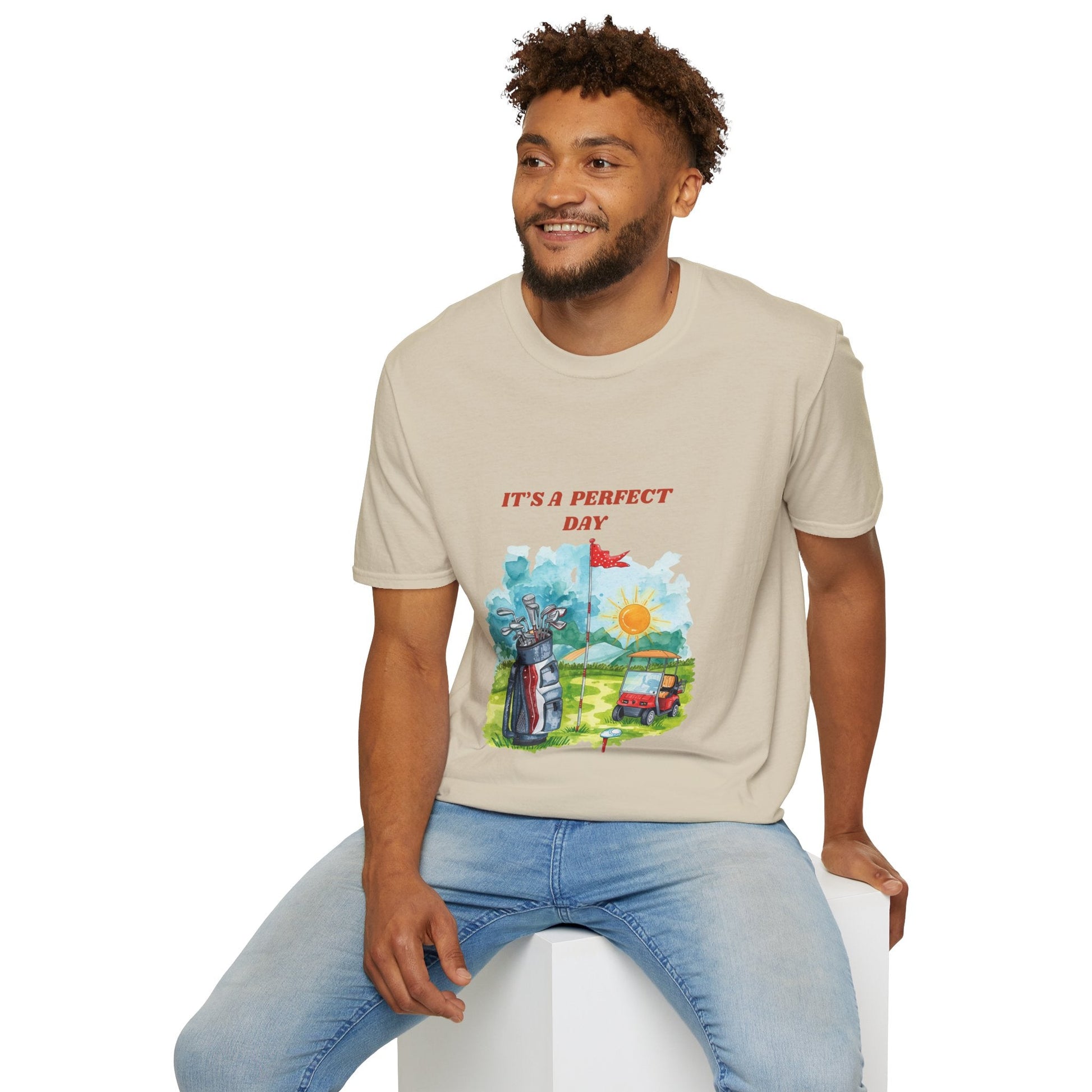 Golf T-Shirt It's a Perfect Day Golfing Tee - SJM Print Store