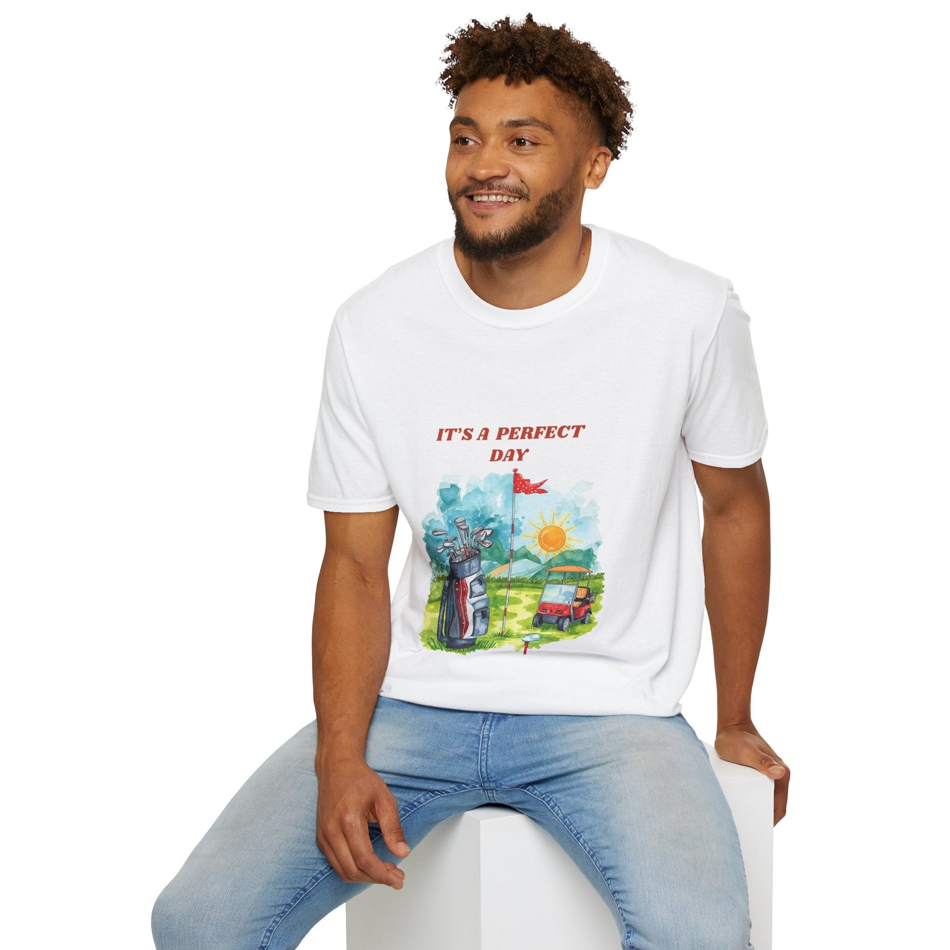 Golf T-Shirt It's a Perfect Day Golfing Tee - SJM Print Store