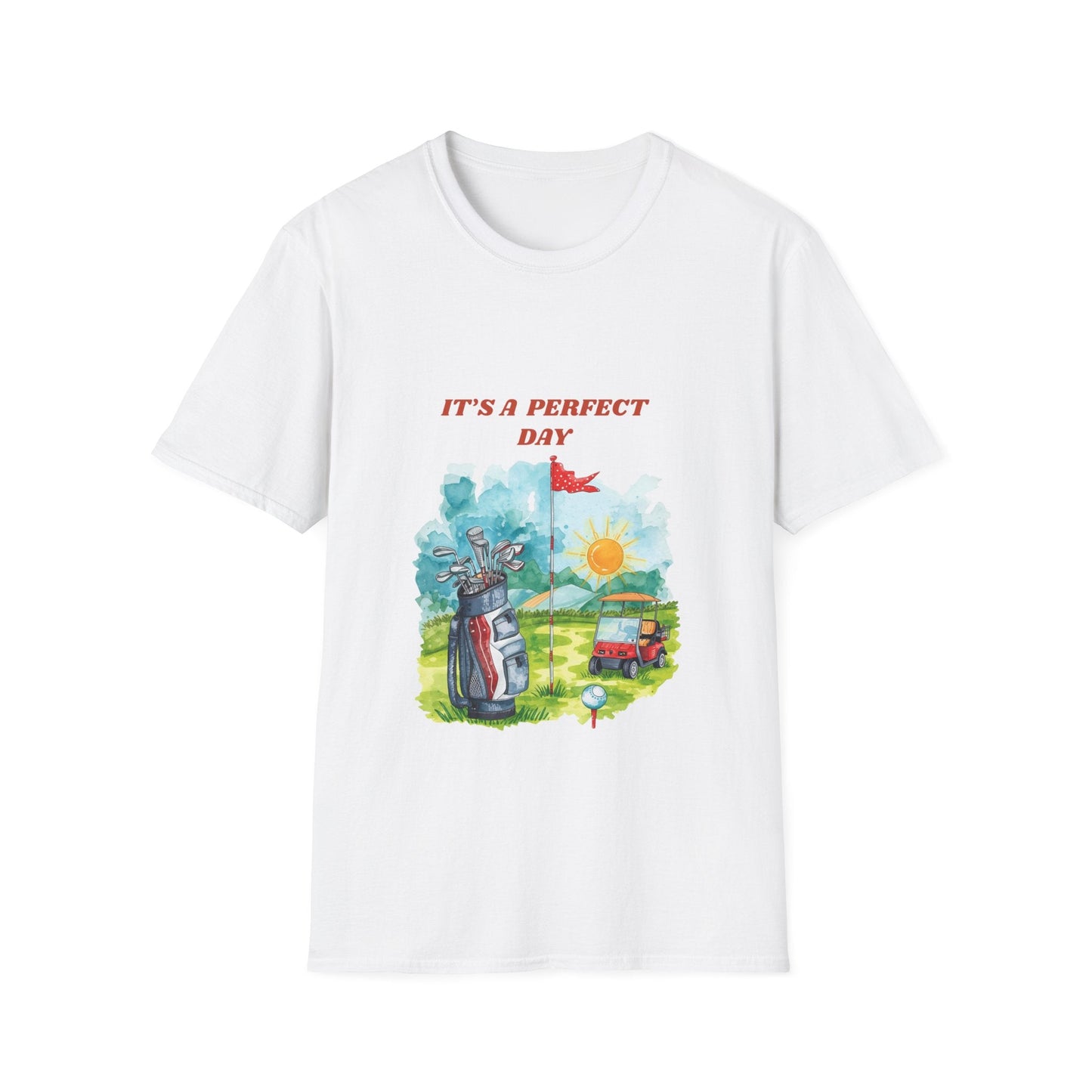 Golf T-Shirt It's a Perfect Day Golfing Tee - SJM Print Store