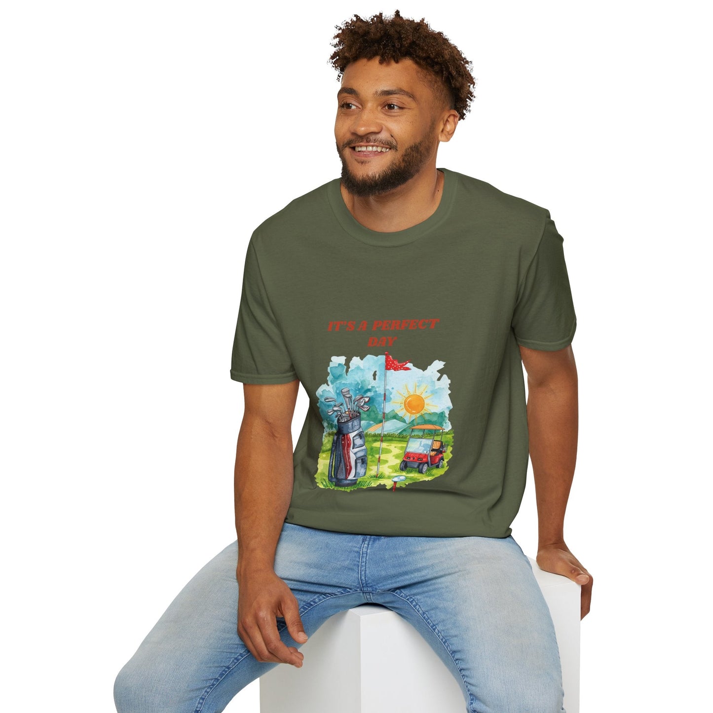 Golf T-Shirt It's a Perfect Day Golfing Tee - SJM Print Store