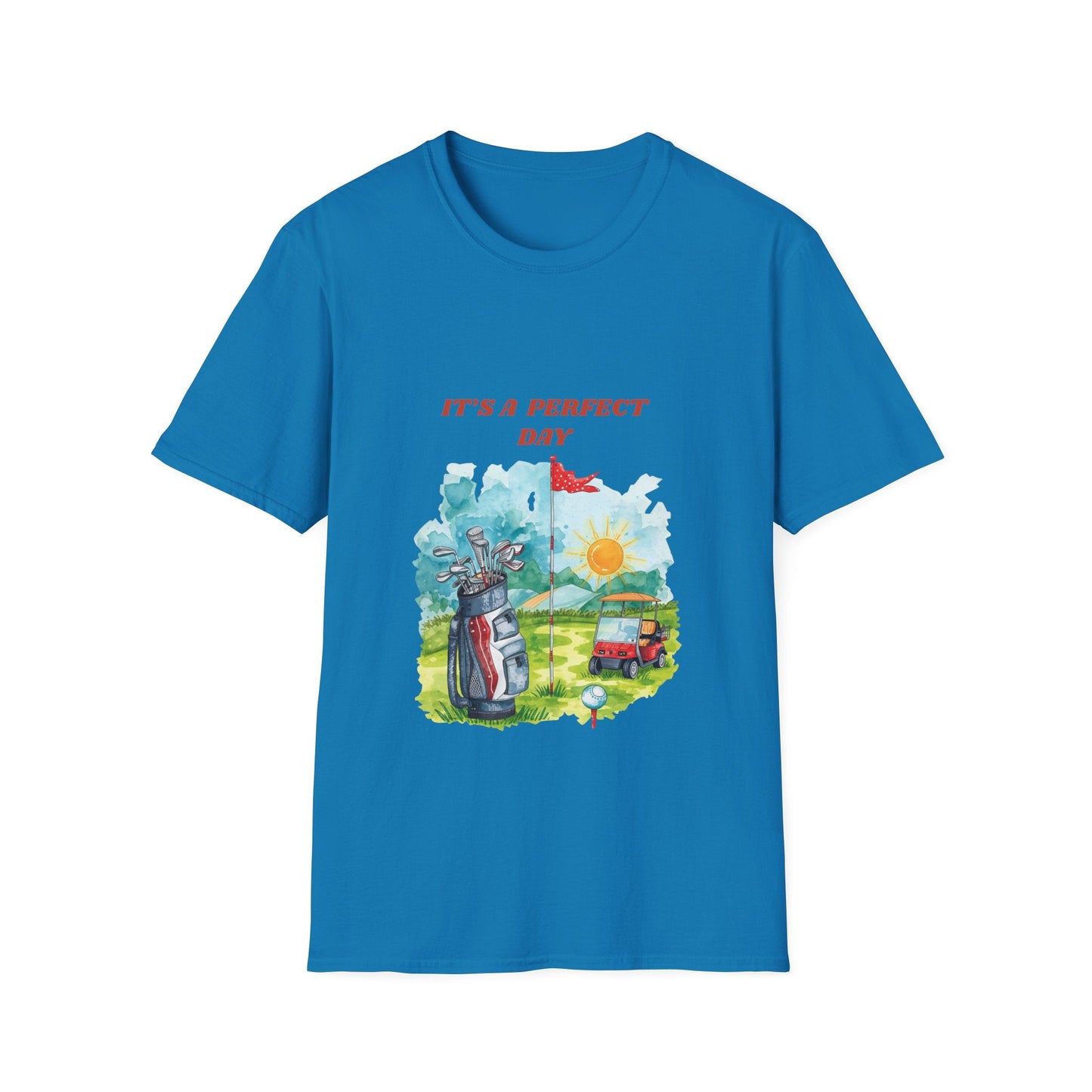 Golf T-Shirt It's a Perfect Day Golfing Tee - SJM Print Store