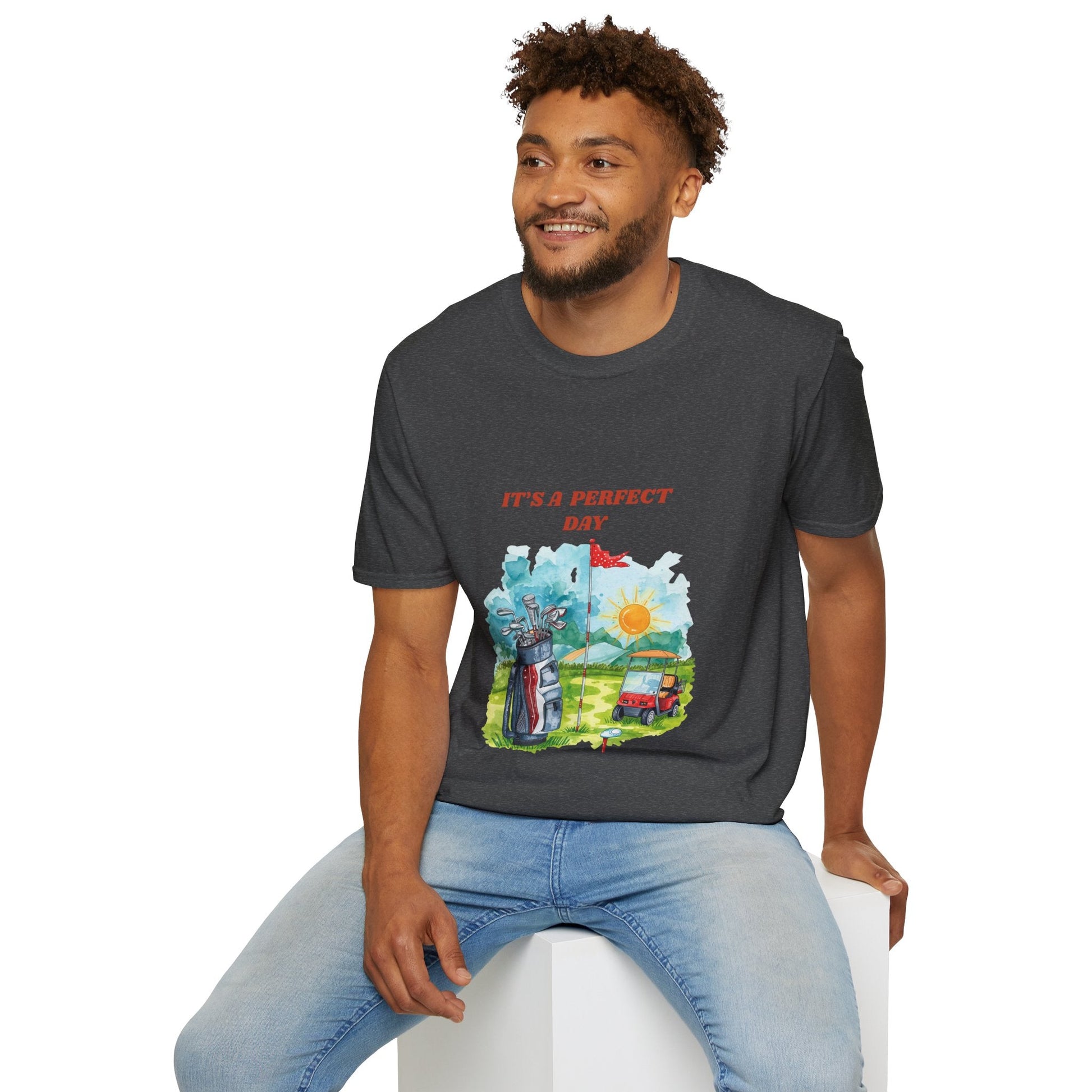 Golf T-Shirt It's a Perfect Day Golfing Tee - SJM Print Store