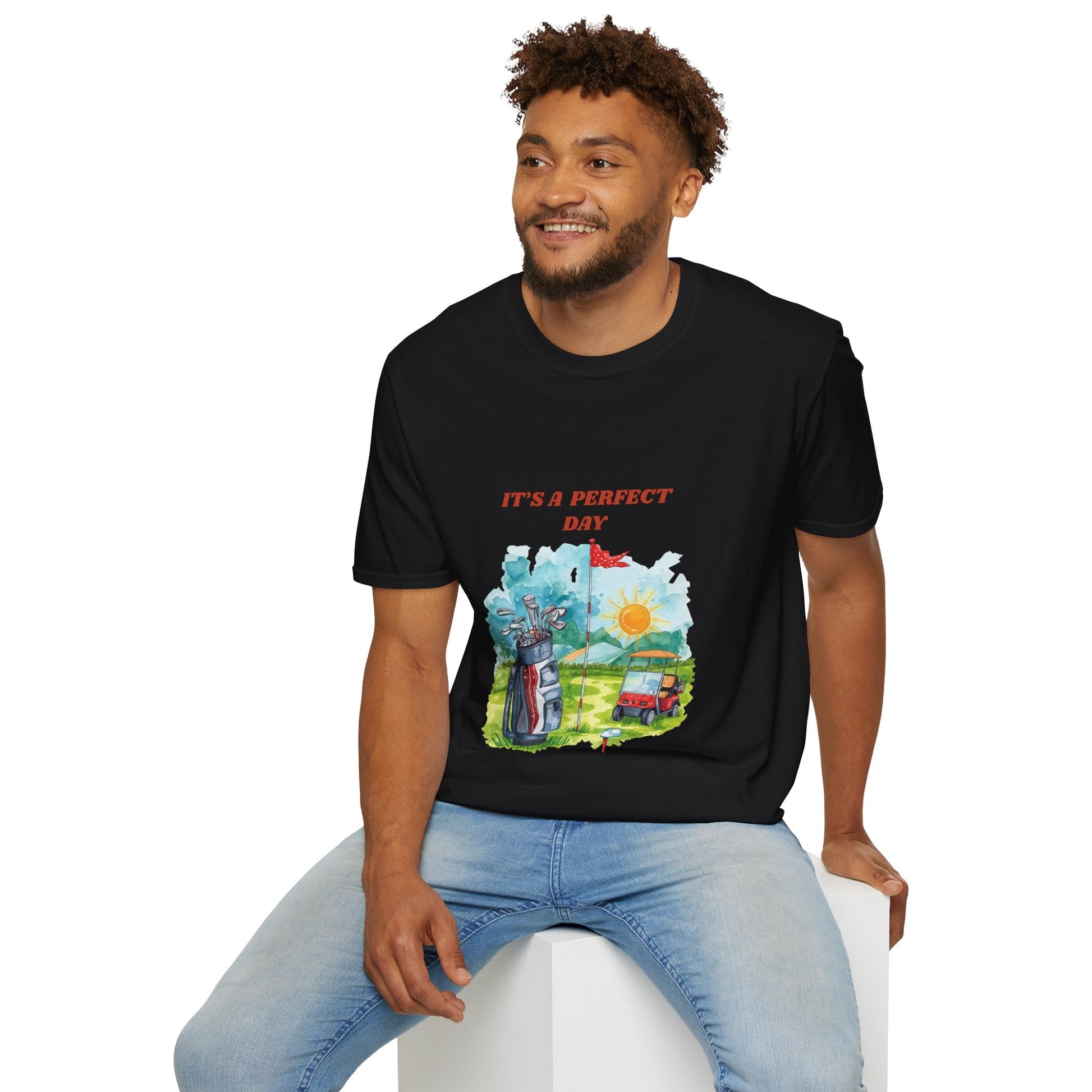 Golf T-Shirt It's a Perfect Day Golfing Tee - SJM Print Store