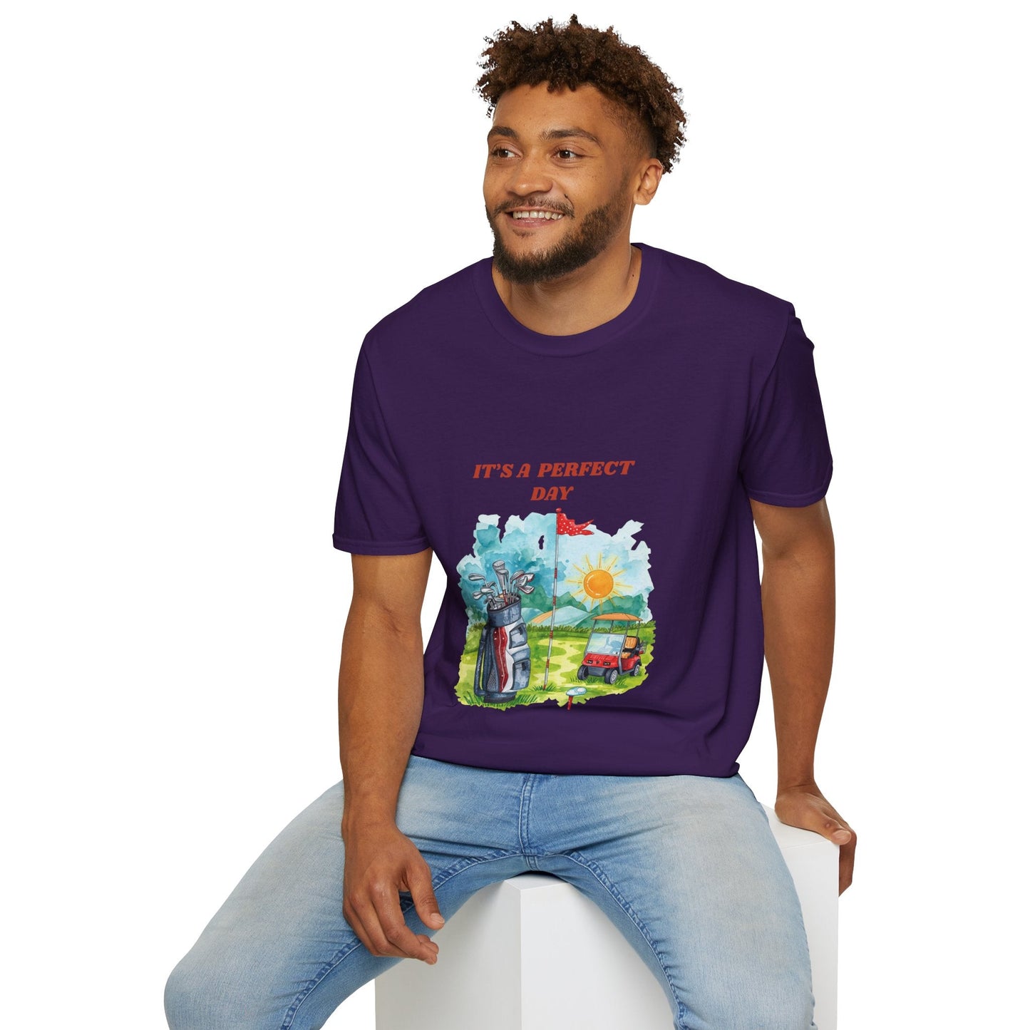 Golf T-Shirt It's a Perfect Day Golfing Tee - SJM Print Store