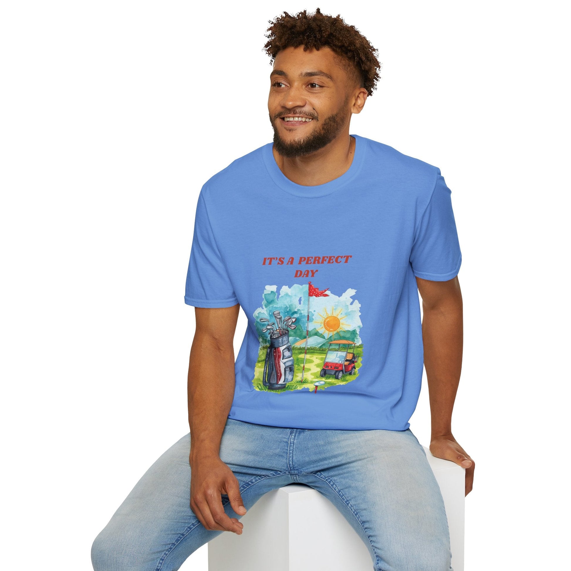 Golf T-Shirt It's a Perfect Day Golfing Tee - SJM Print Store