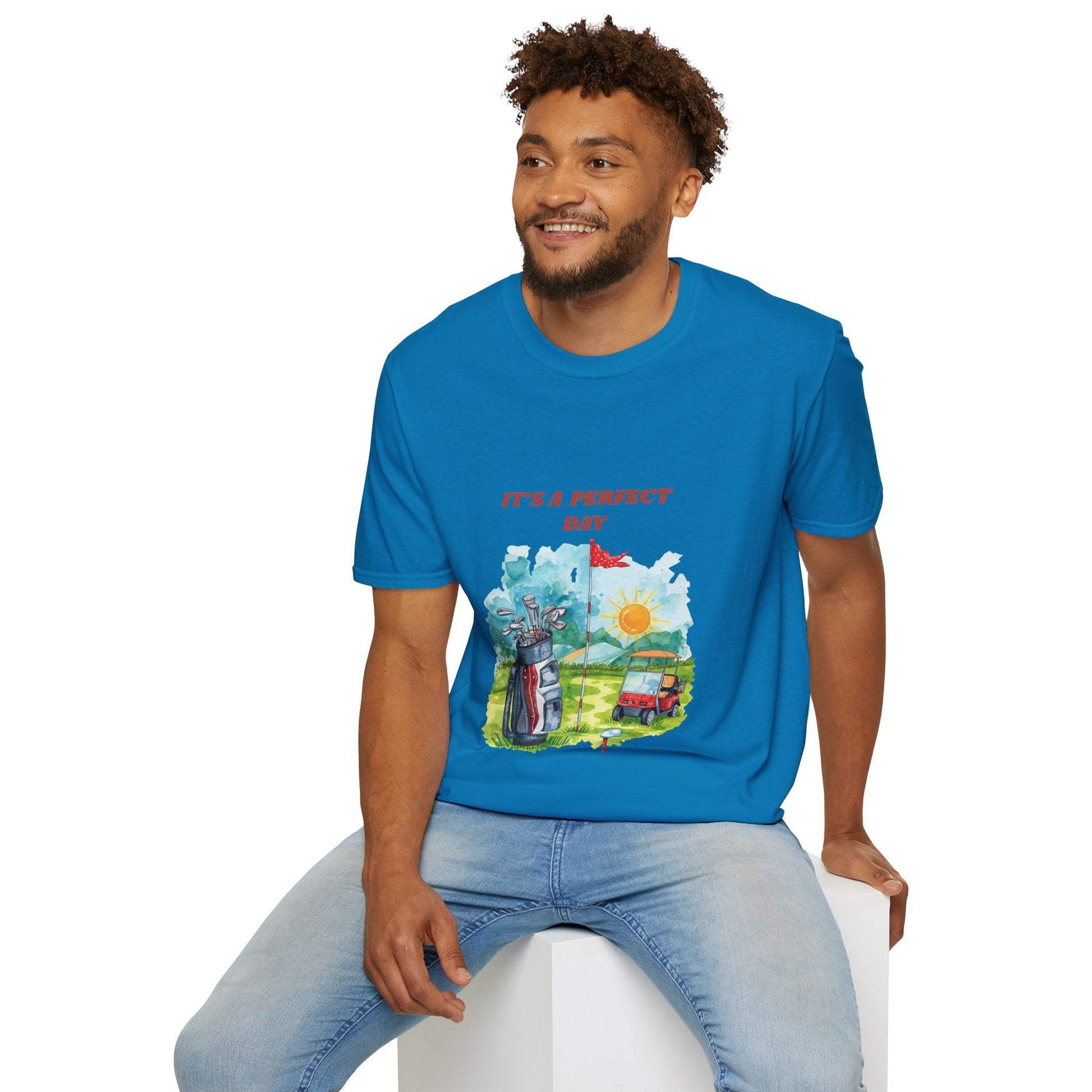 Golf T-Shirt It's a Perfect Day Golfing Tee - SJM Print Store
