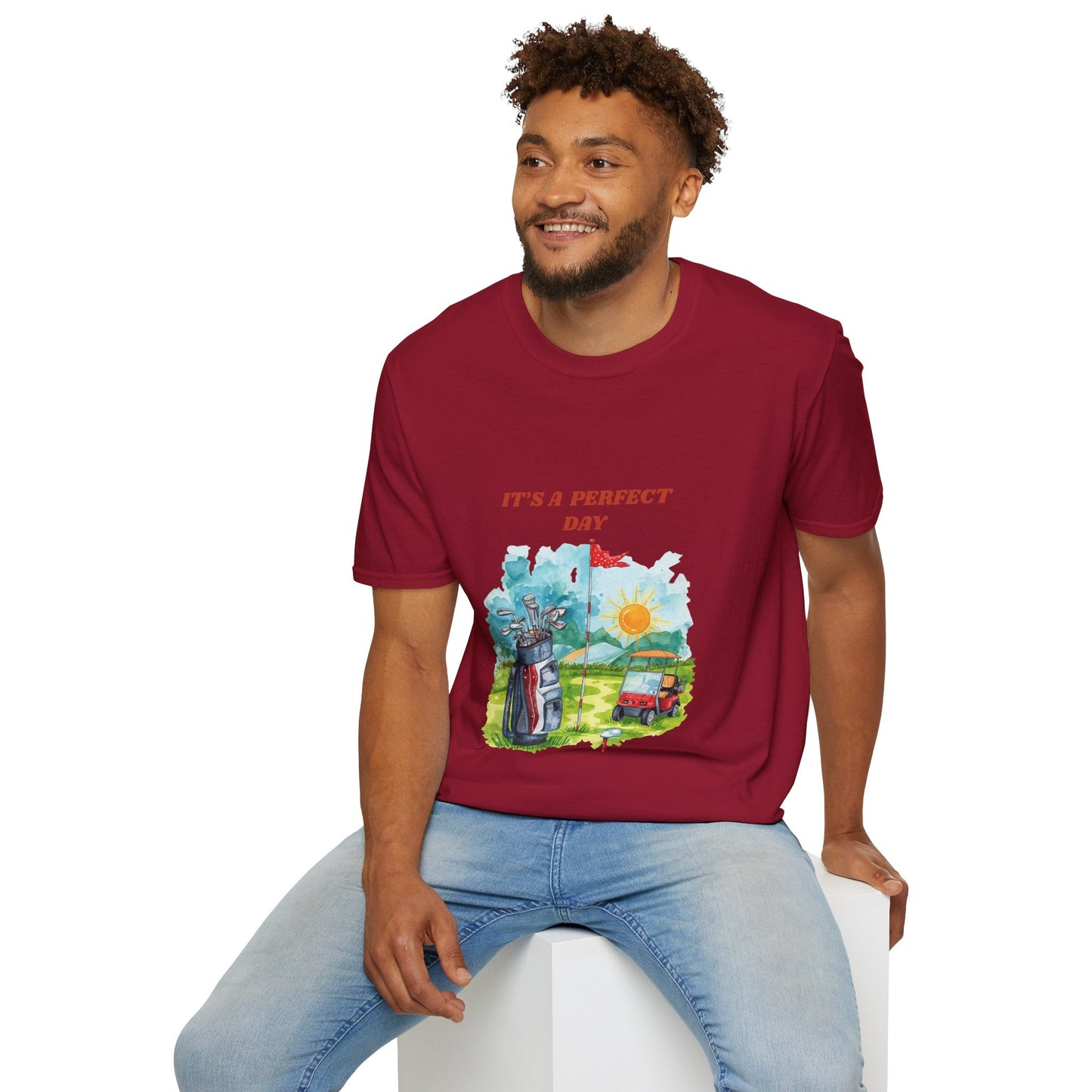 Golf T-Shirt It's a Perfect Day Golfing Tee - SJM Print Store