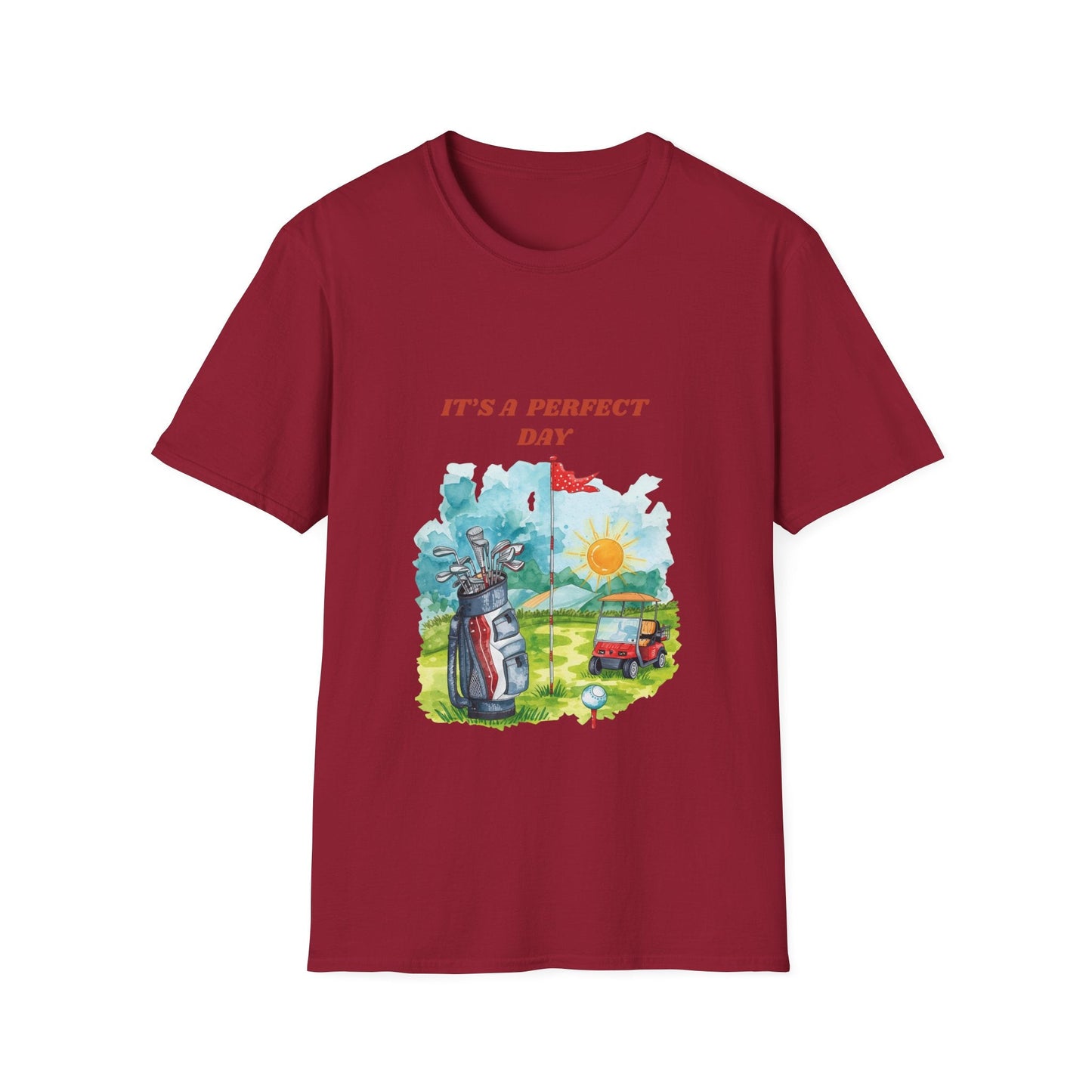 Golf T-Shirt It's a Perfect Day Golfing Tee - SJM Print Store