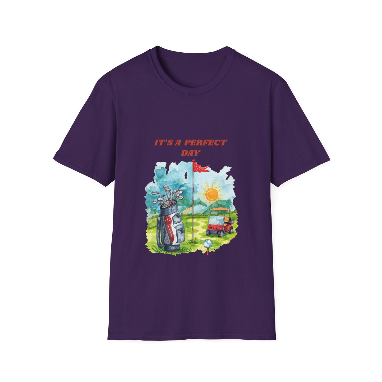 Golf T-Shirt It's a Perfect Day Golfing Tee - SJM Print Store