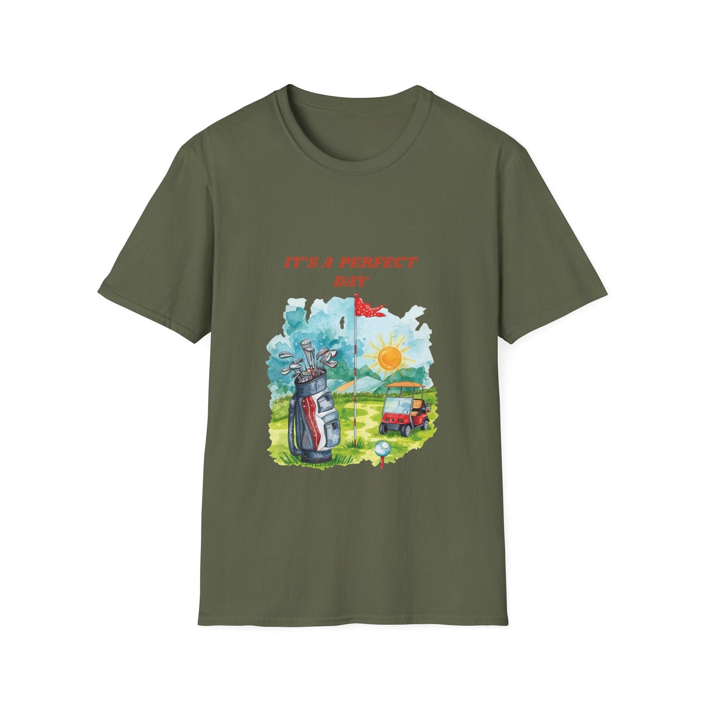 Golf T-Shirt It's a Perfect Day Golfing Tee - SJM Print Store
