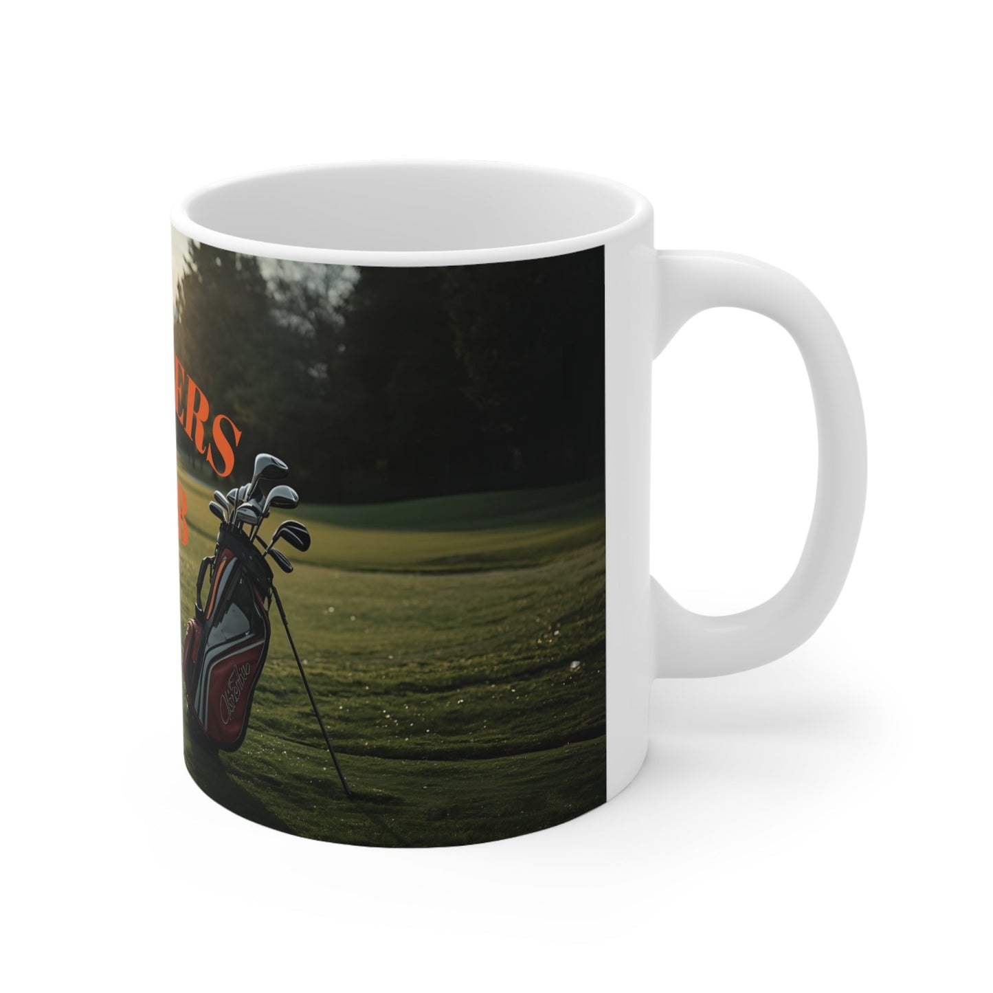 Golfing Ceramic Mug - Perfect Gift for Golf Lovers, 11oz, Golf Mug, Clubhouse Decor, Caddies Gift - SJM Print Store