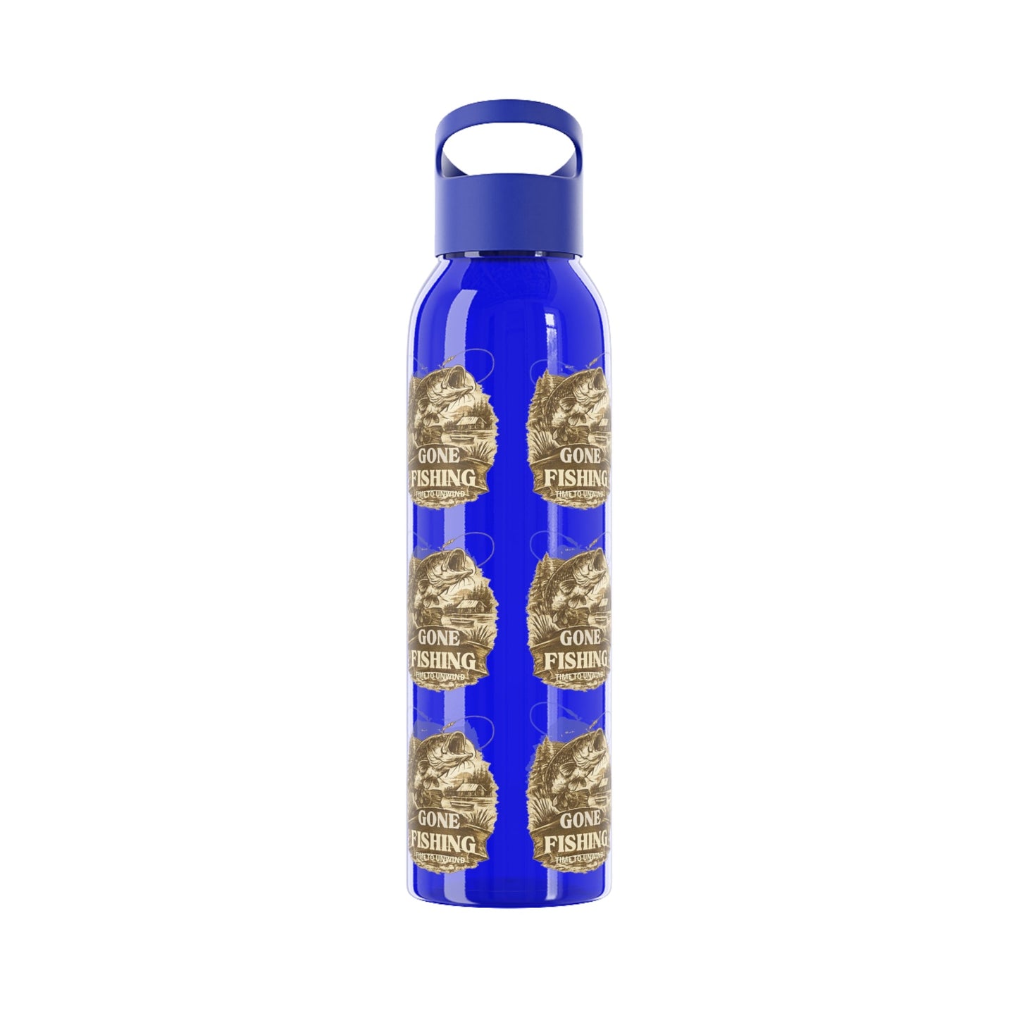Gone Fishing Re - useable Water Bottle - SJM Print Store