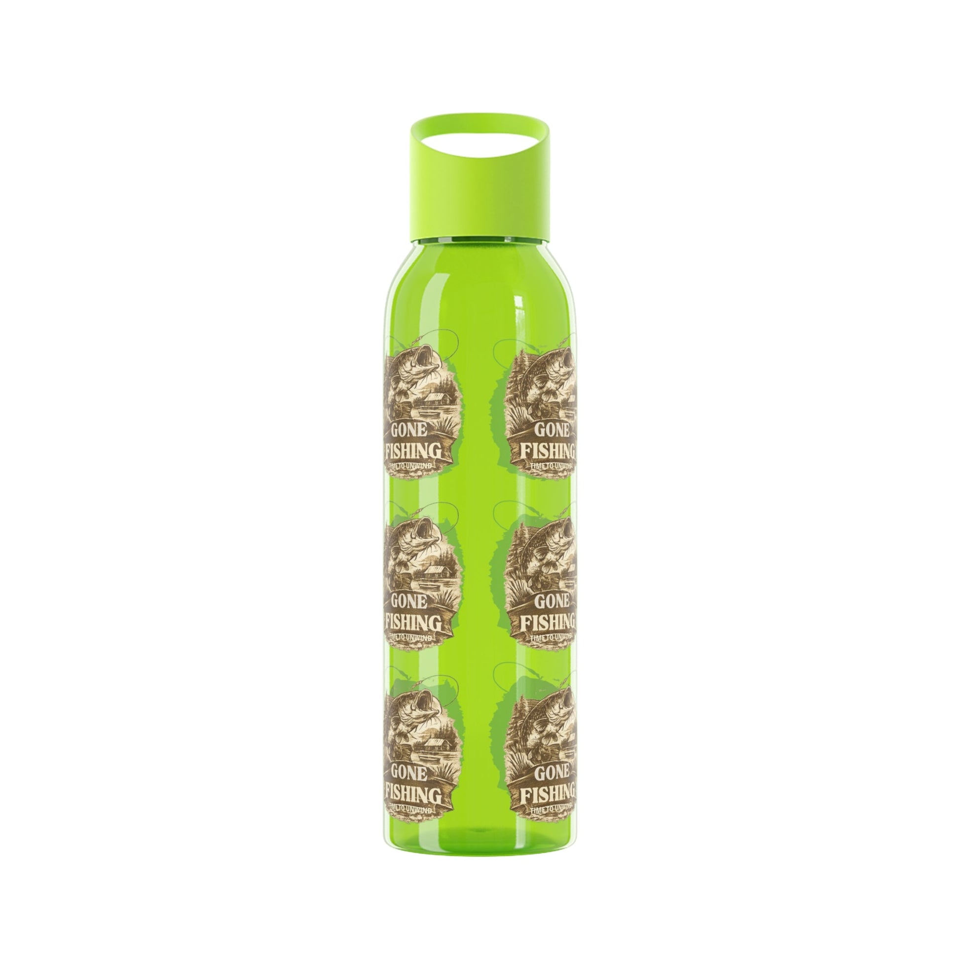 Gone Fishing Re - useable Water Bottle - SJM Print Store