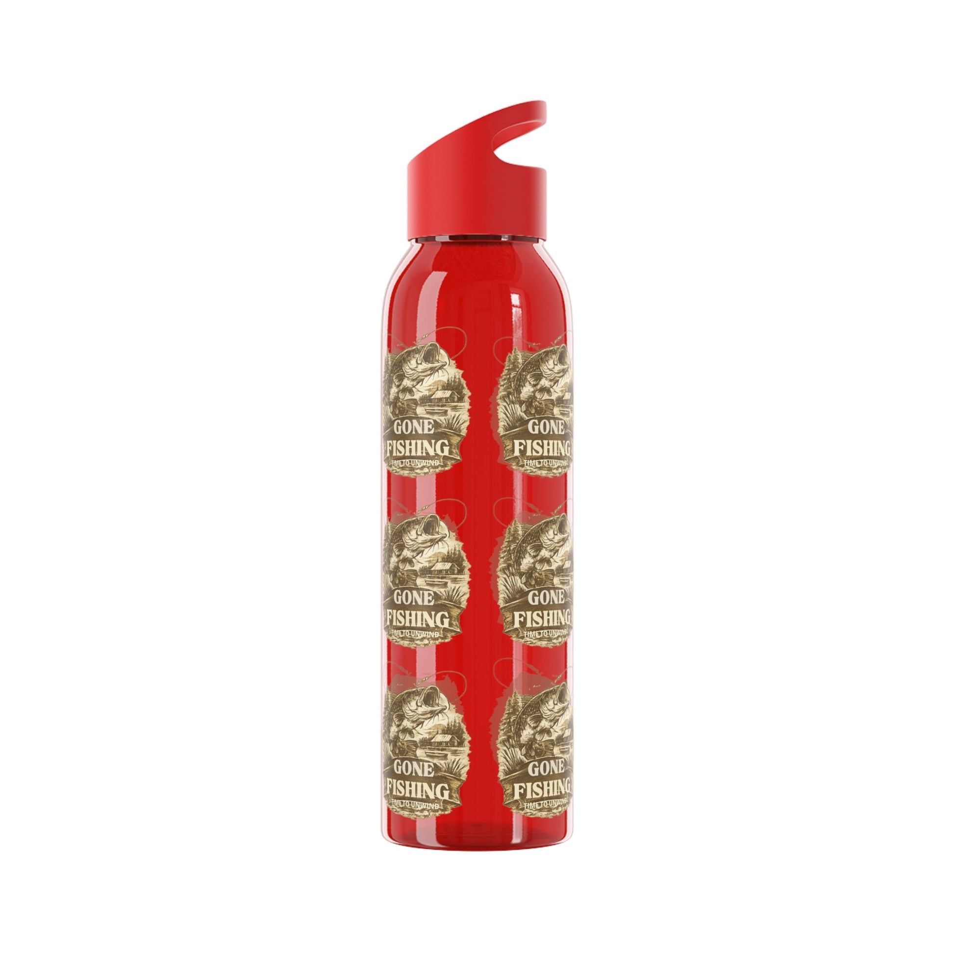 Gone Fishing Re - useable Water Bottle - SJM Print Store